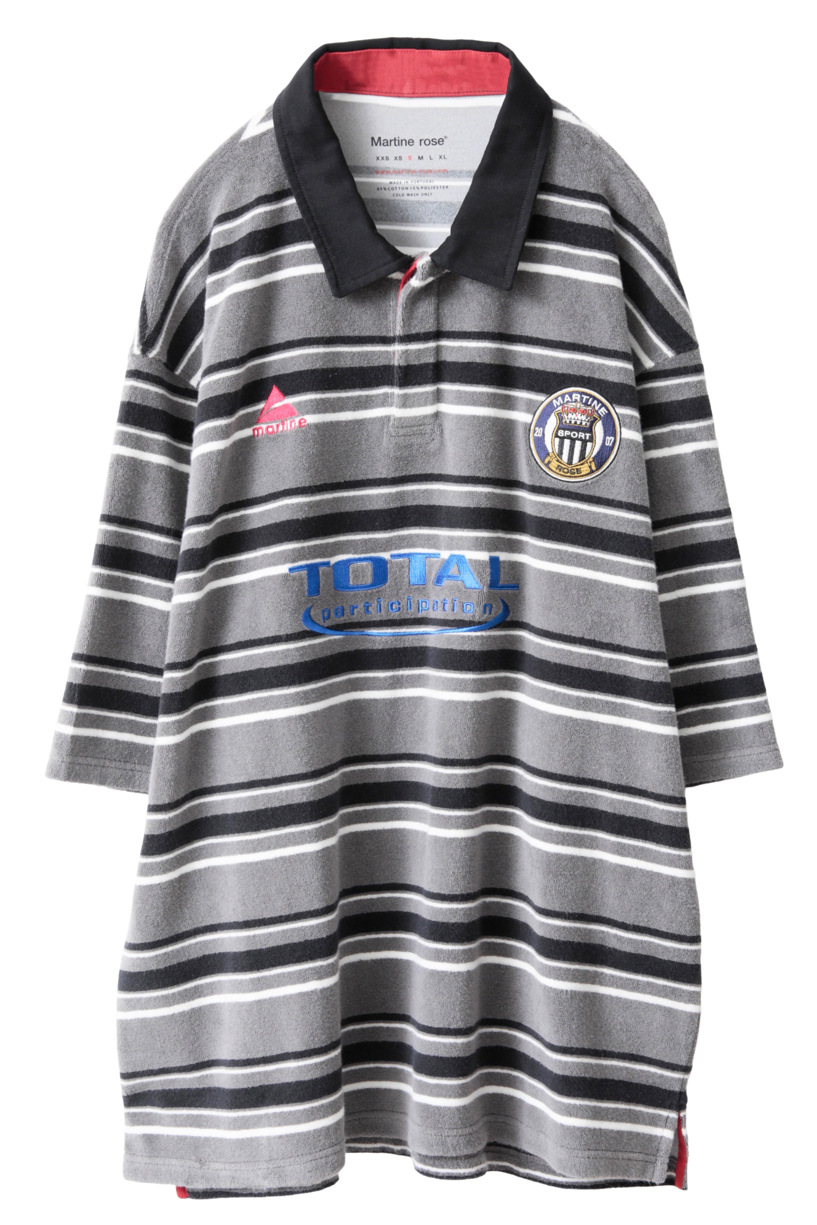 MARTINE ROSE OVERSIZED S/S POLO – THE ELEPHANT