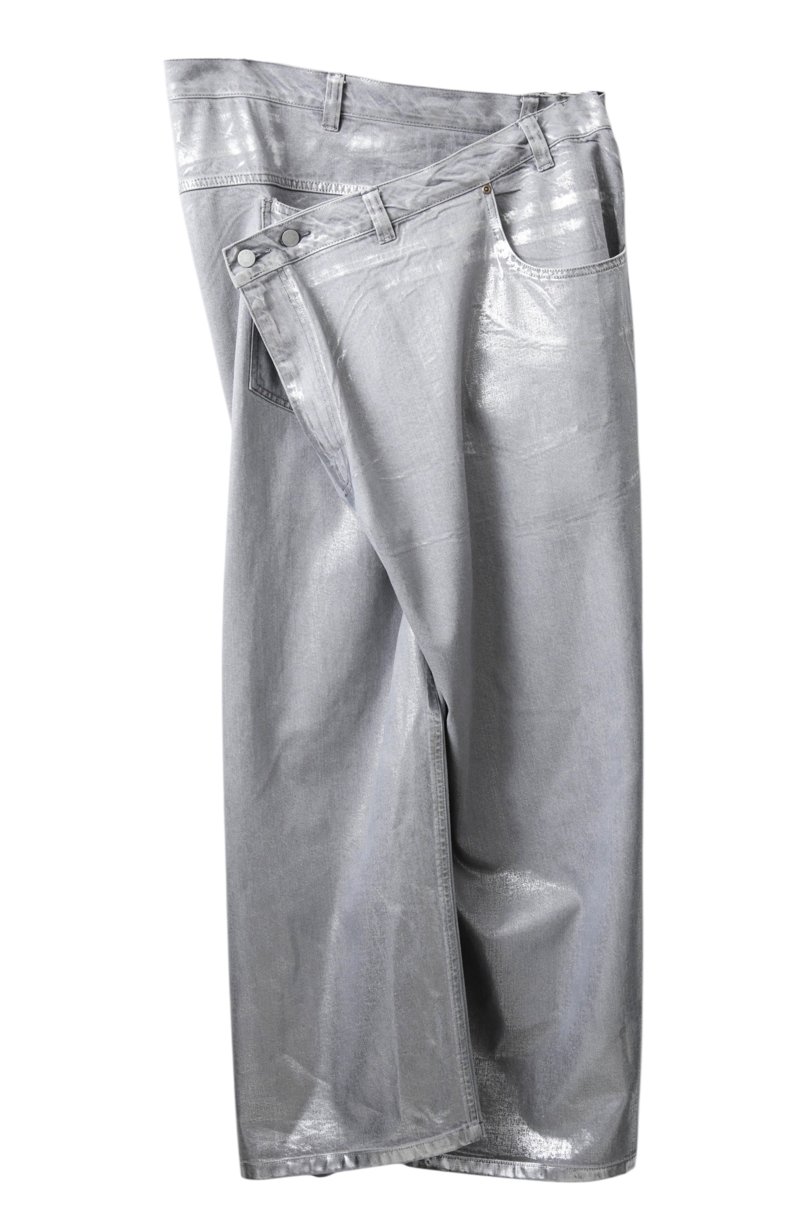 ORIMI OVERLAP BUGGY DENIM PANTS – THE ELEPHANT
