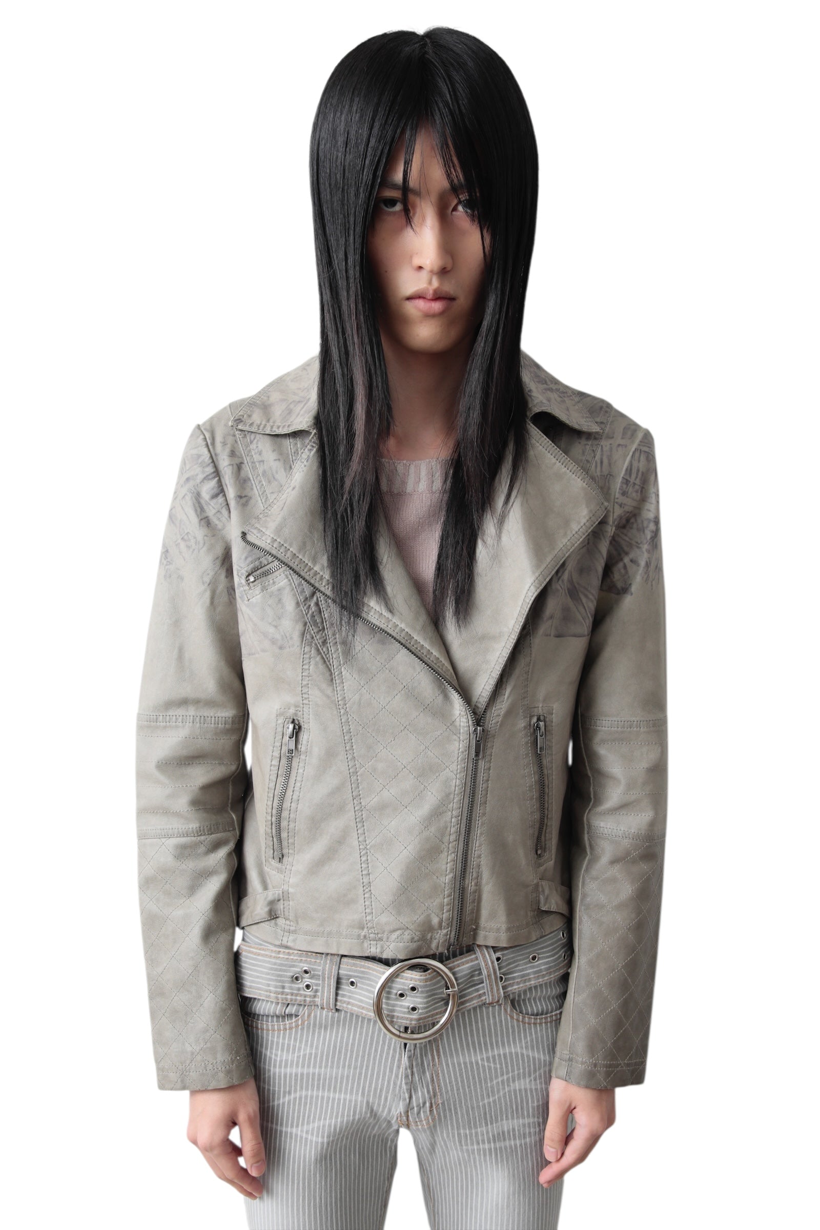 DOUBLE BREASTED SKID RIDERS JACKET