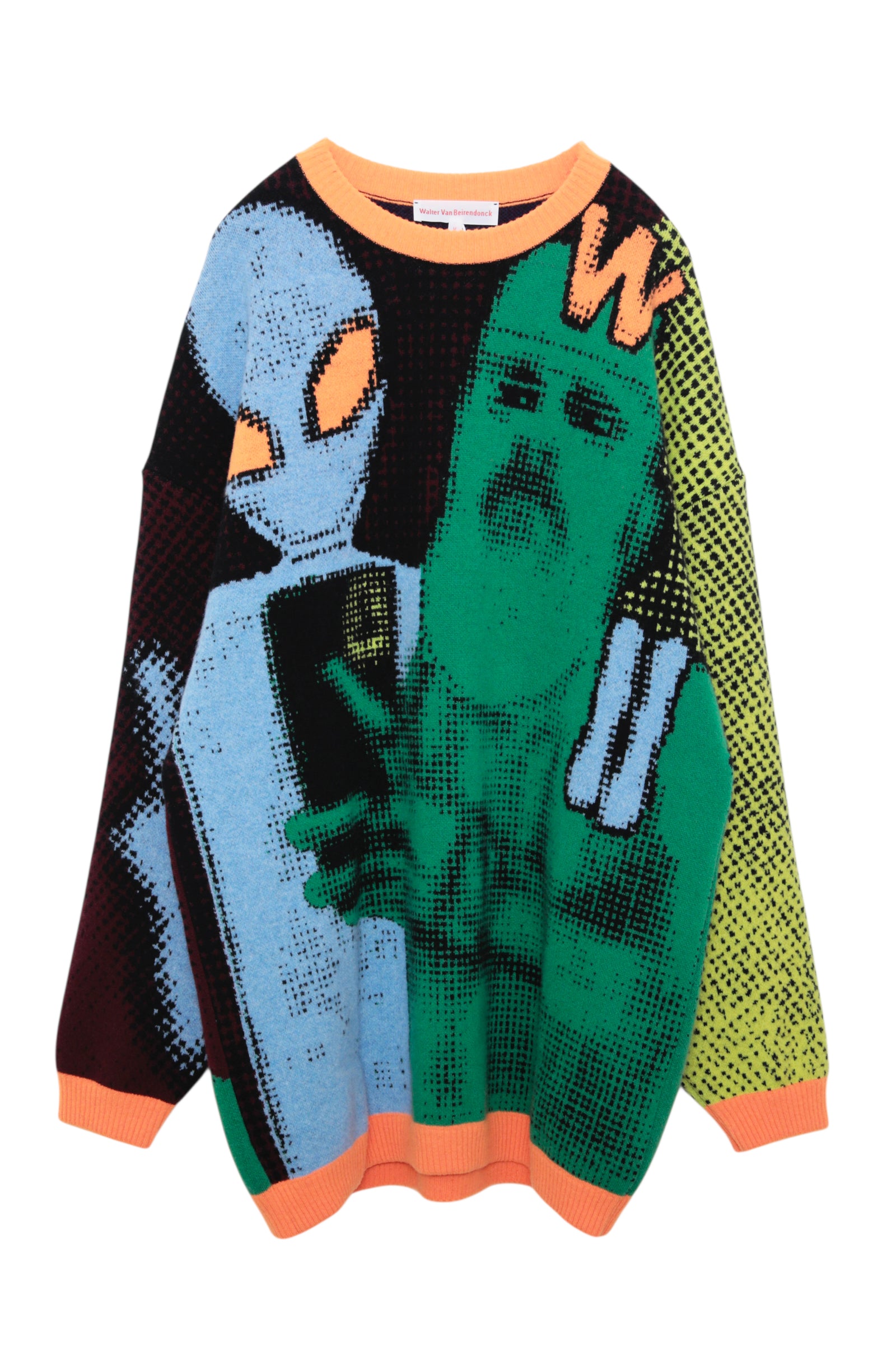 WALTER VAN BEIRENDONCK WE COME IN PEACE KNIT