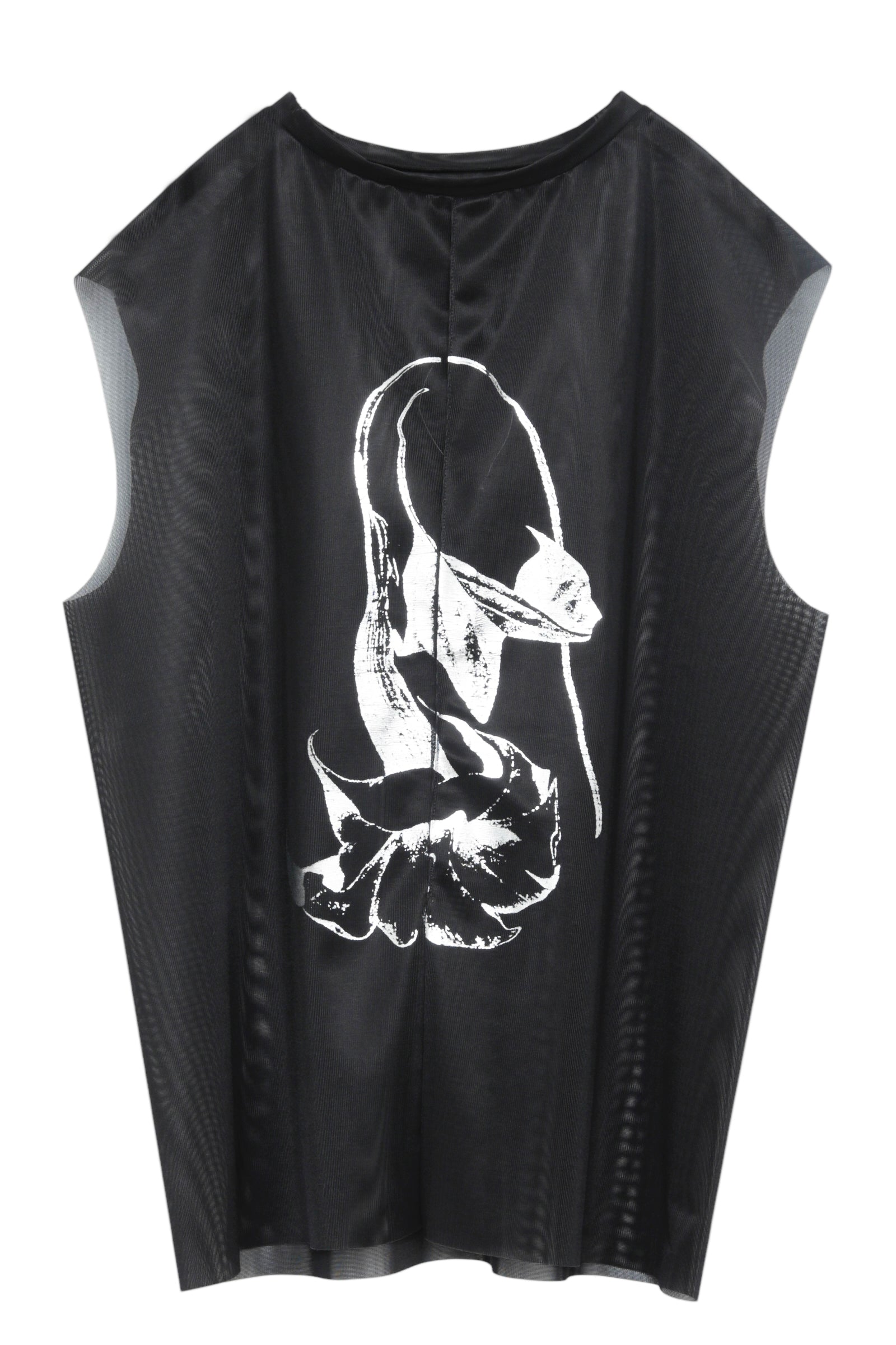 KEISUKE YOSHIDA SLEEVELESS POWER-NET TOP