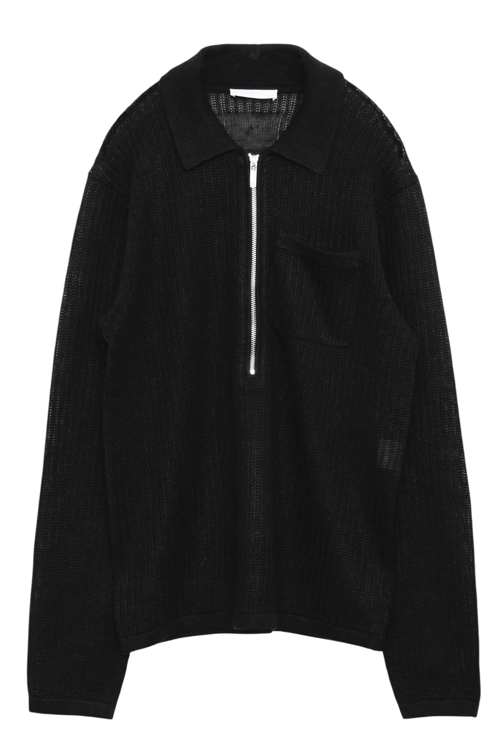 HELMUT LANG LONG SLEEVE ZIP POLO