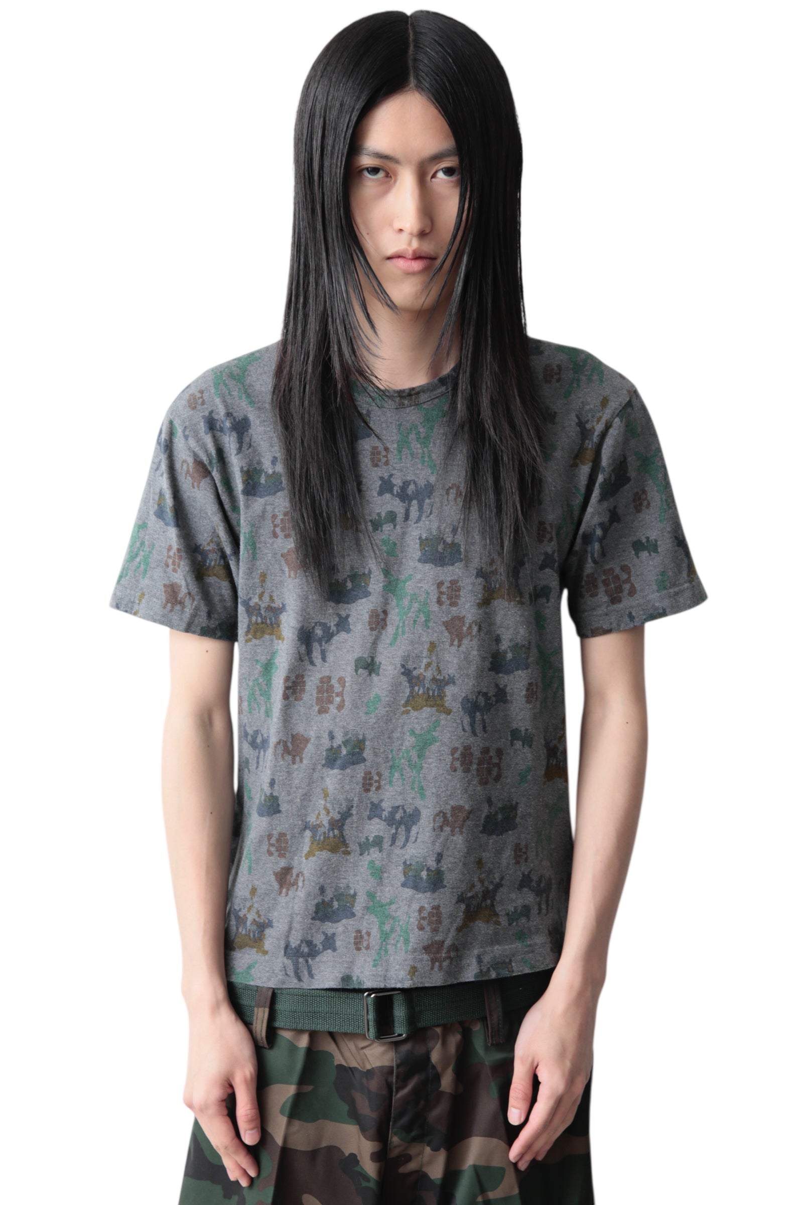 AD2003 COMME DES GARCONS HOMME ANIMAL GRAPHIC T-SHIRT
