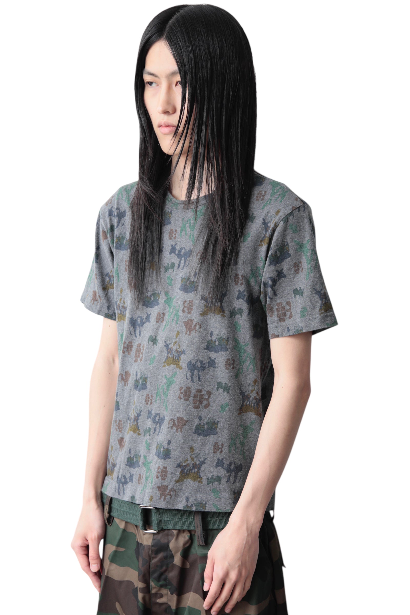 AD2003 COMME DES GARCONS HOMME ANIMAL GRAPHIC T-SHIRT