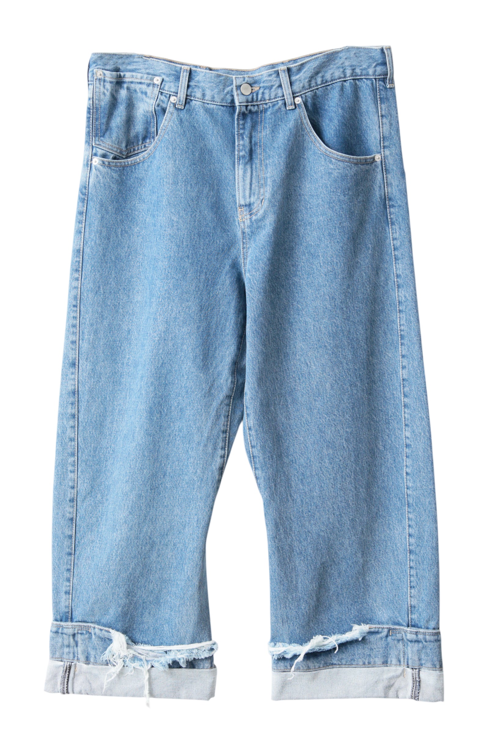 MARINA YEE OVERSIZED DENIM TROUSERS
