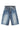 MARTINE ROSE ZIP JEAN SHORT