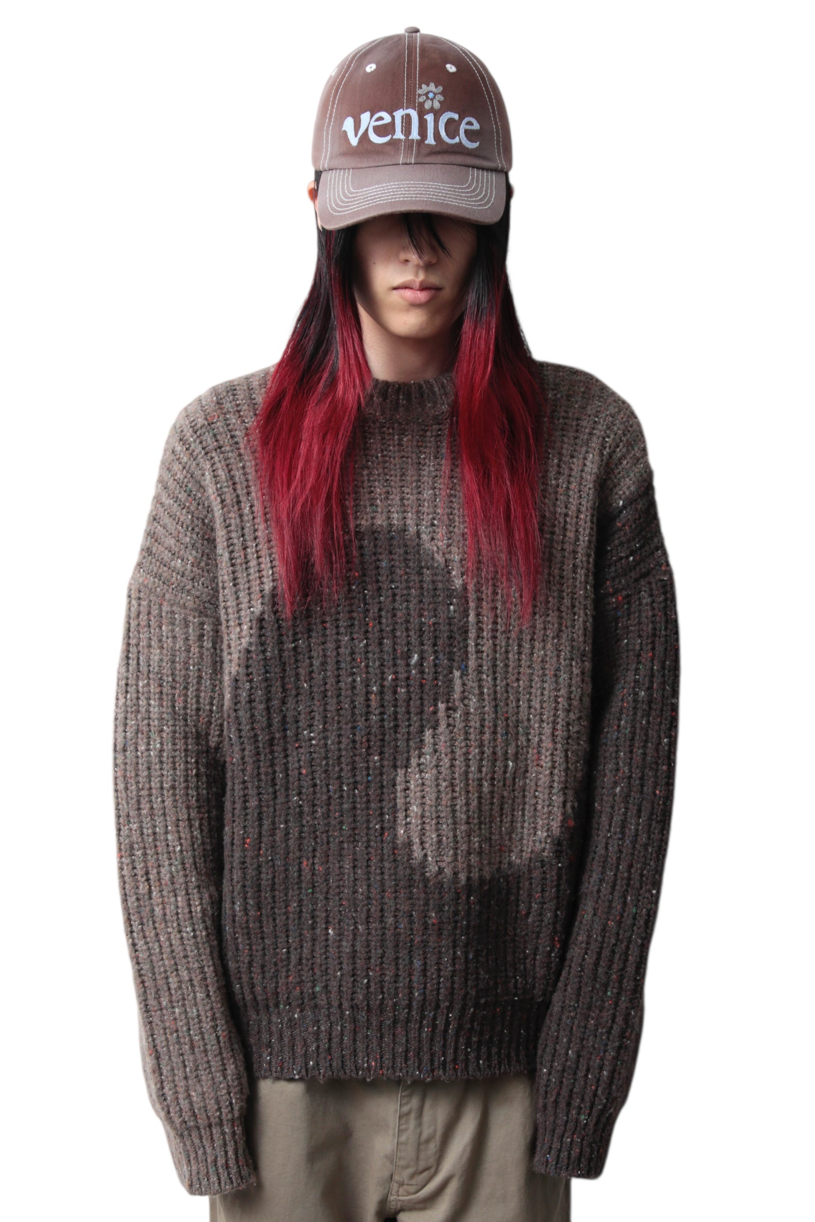 ERL SWIRL WOOL CREWNECK