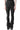 LACE UP FADED FLARE DENIM PANTS