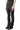 LACE UP FADED FLARE DENIM PANTS