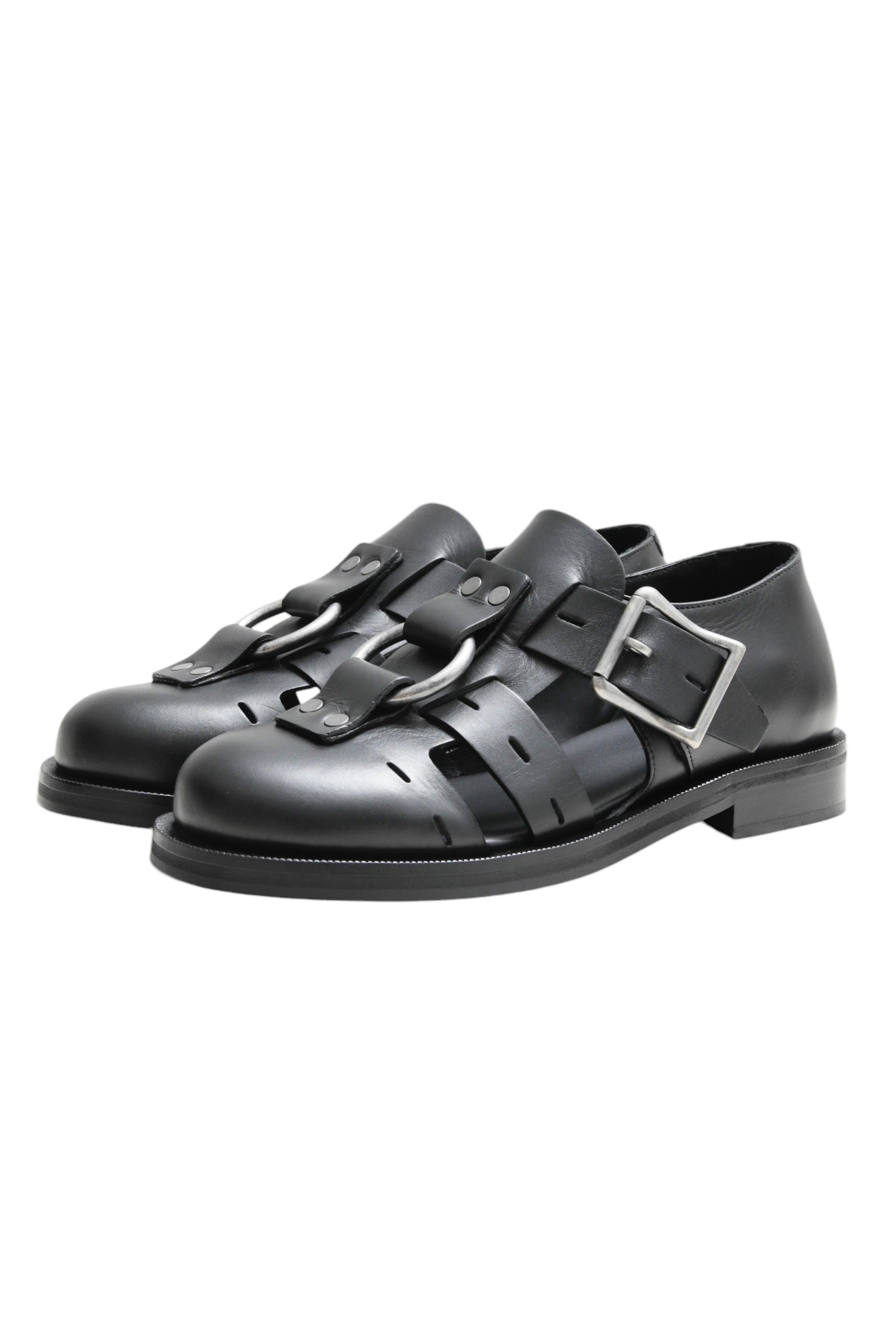 MARTINE ROSE BONDAGE BELT SANDAL