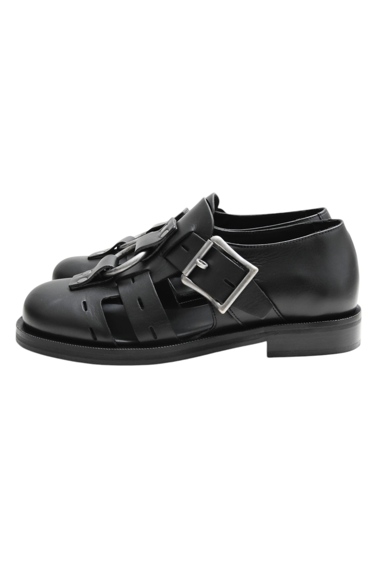 MARTINE ROSE BONDAGE BELT SANDAL