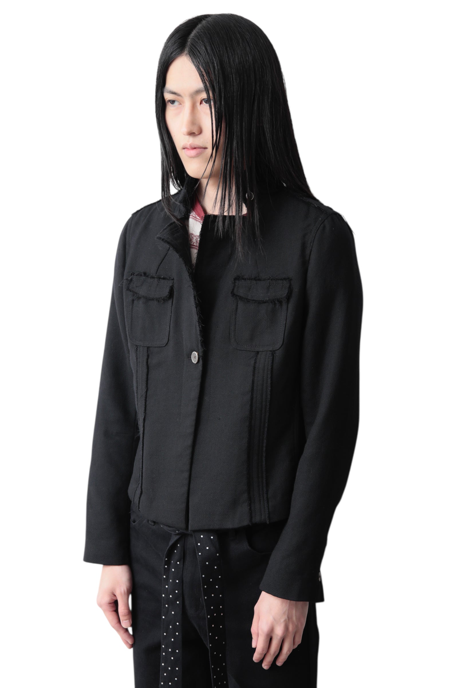 MULTI POCKET SINGLE BUTTON JACKET