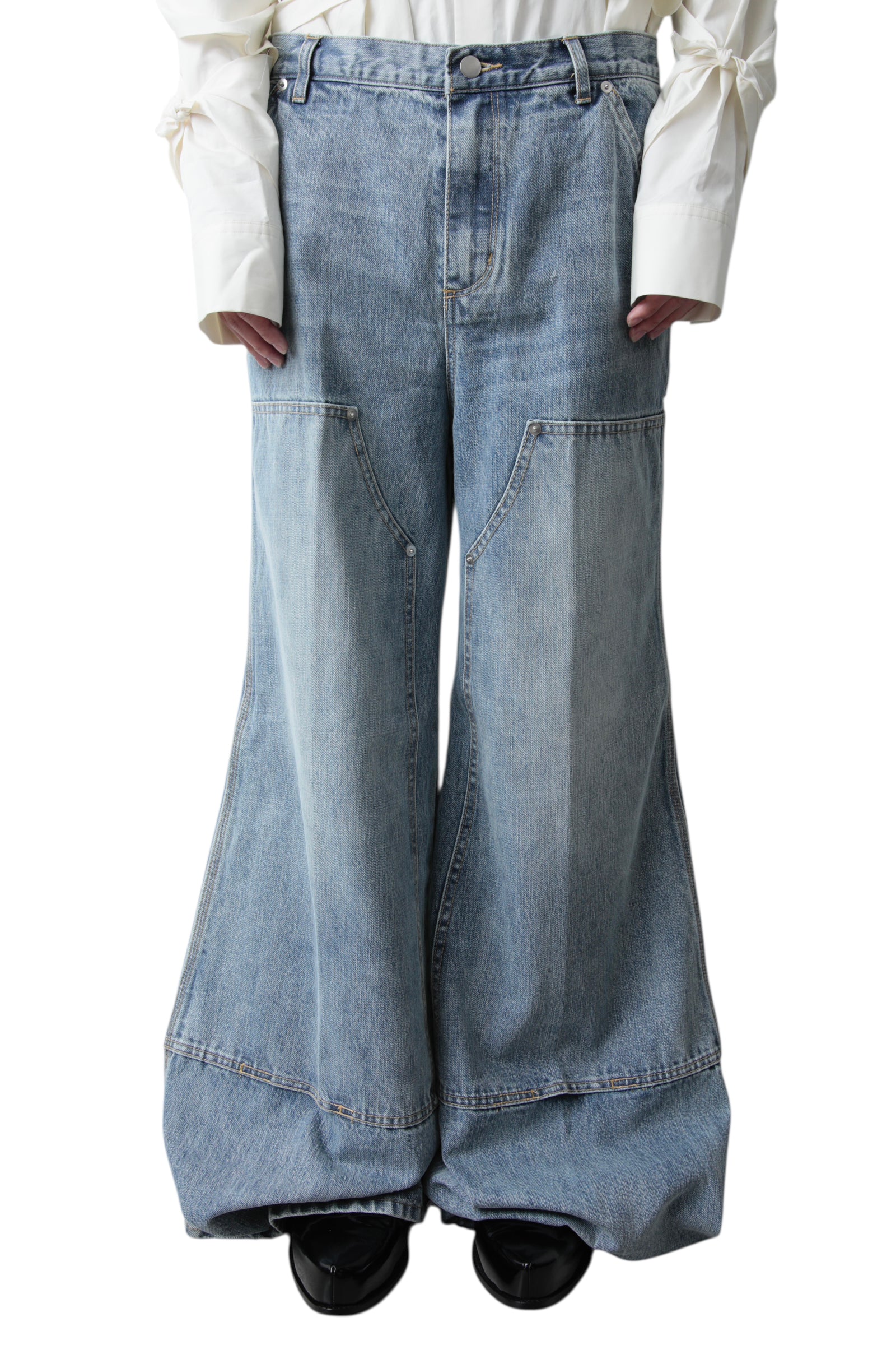 KEISUKE YOSHIDA DOUBLE KNEE JEANS