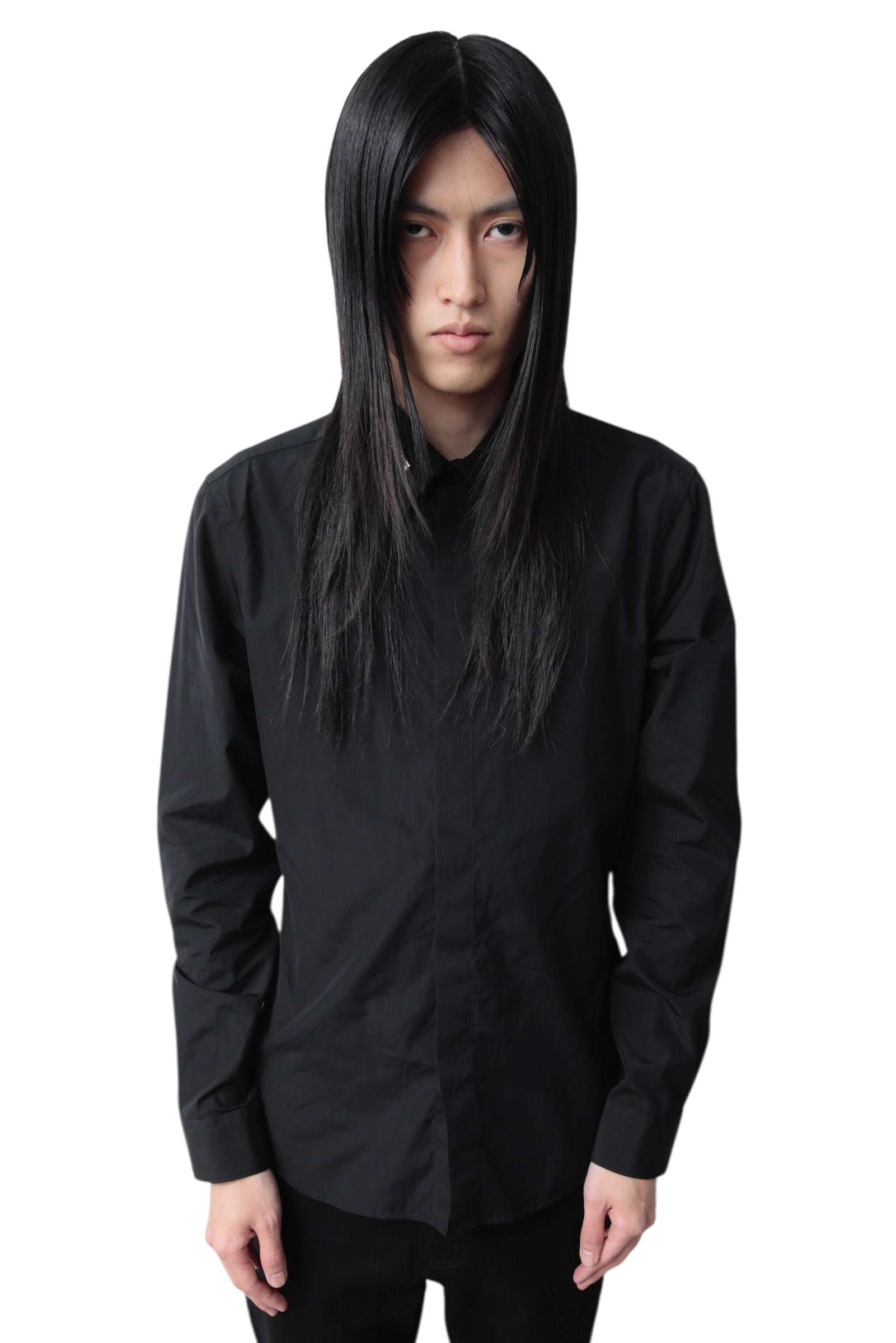 GIVENCHY ZIP COLLAR CLASSIC SHIRT