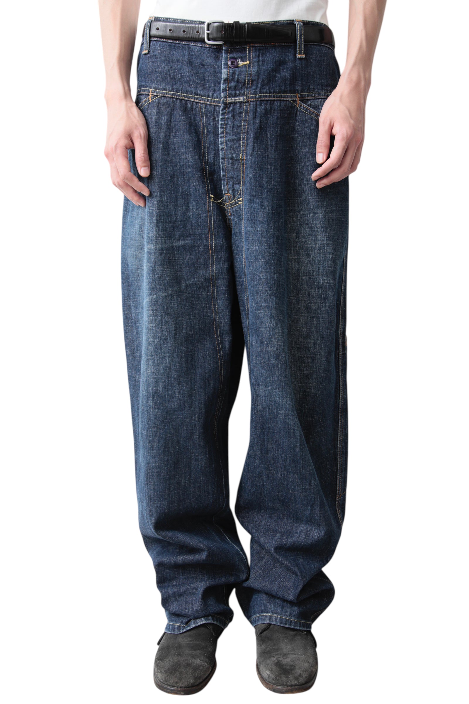 MARITHE + FRANCOIS GIRBAUD OVER SIZED BAGGY DENIM PANTS