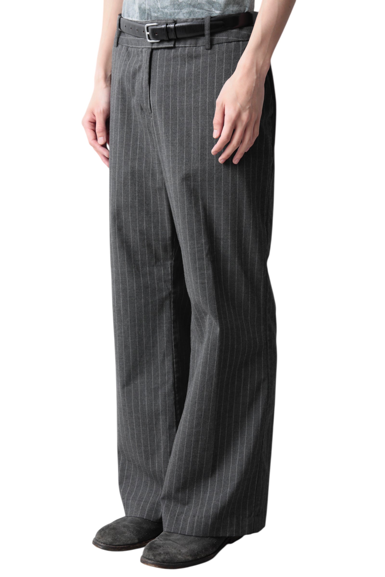 GRAY STRIPE SLACKS
