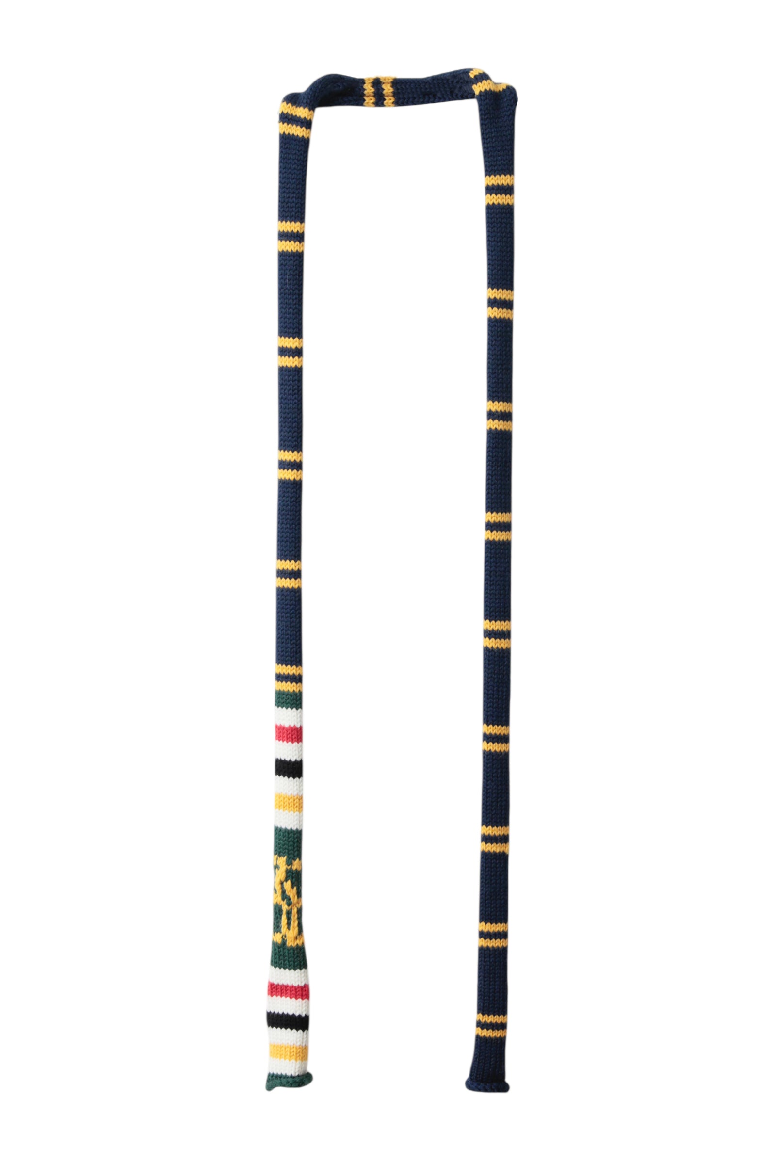 STEFAN COOKE STRIPED KNIT SCARF