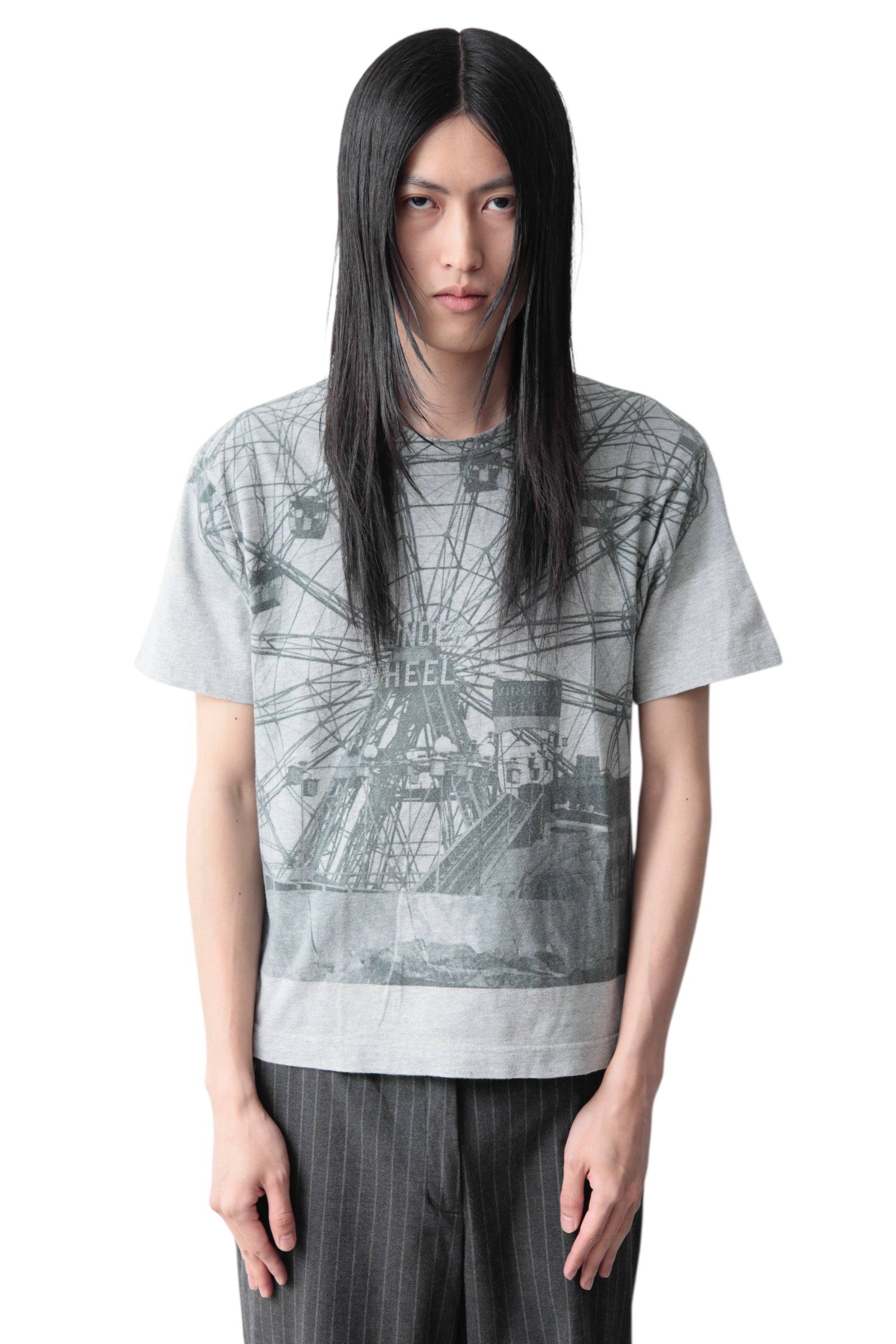 AD2005 COMME DES GARCONS HOMME FERRIS WHEEL GRAPHIC T-SHIRT