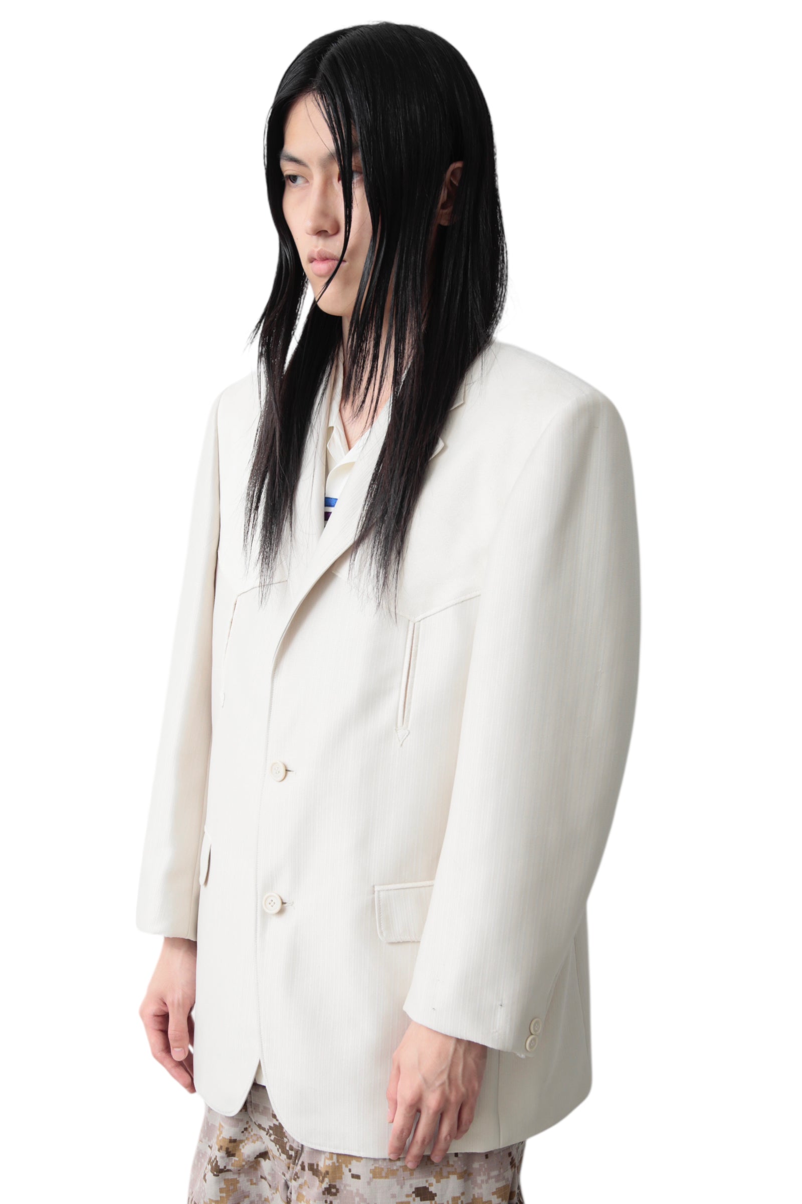POWER SHOULDER WESTERN TAILORED JACKET