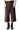 BROWN CROPPED SHORT SLACKS