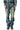 FADED BLUE SUSPENDERS DENIM PANTS