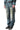 FADED BLUE SUSPENDERS DENIM PANTS