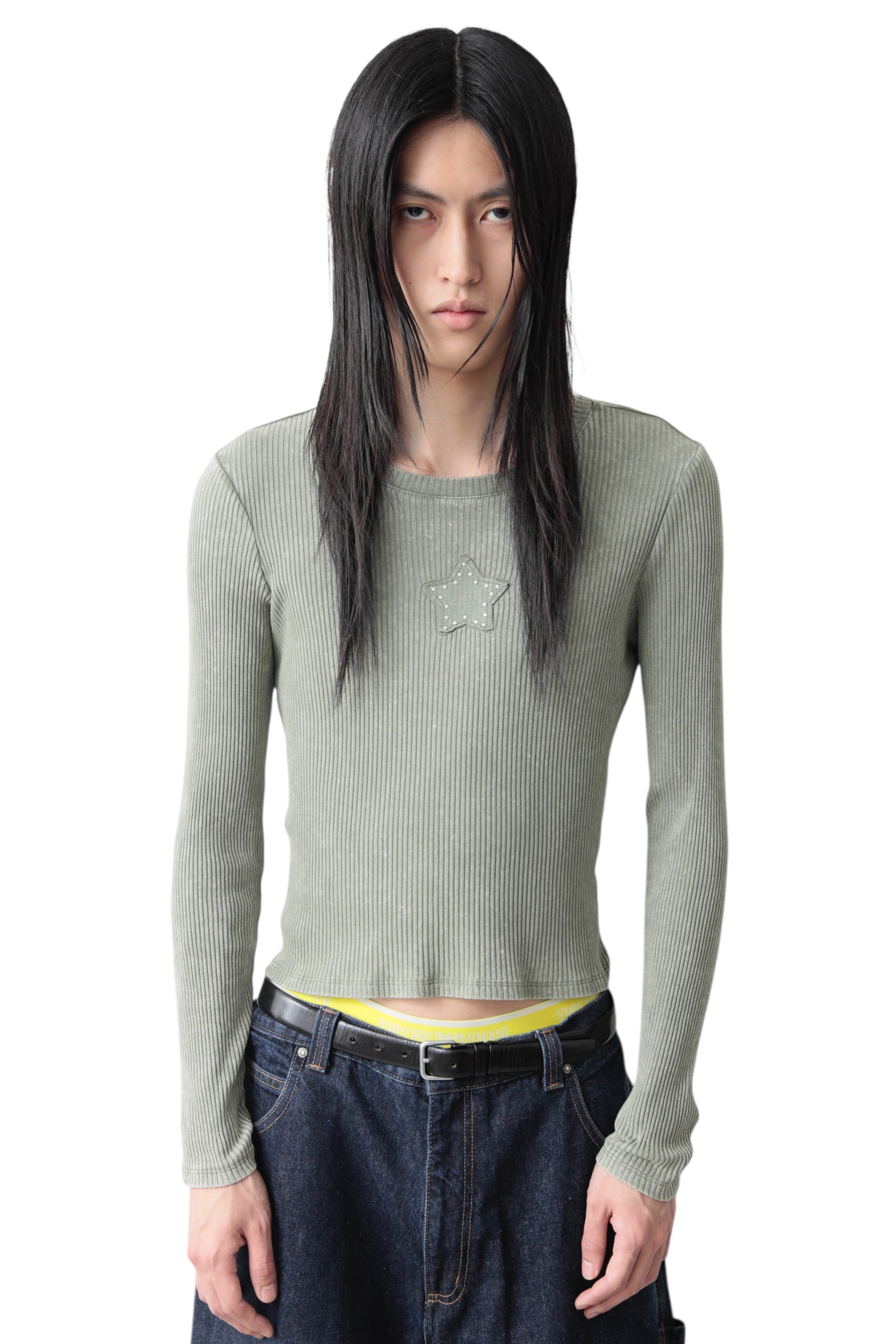 STAR PATCH SLIM TOP