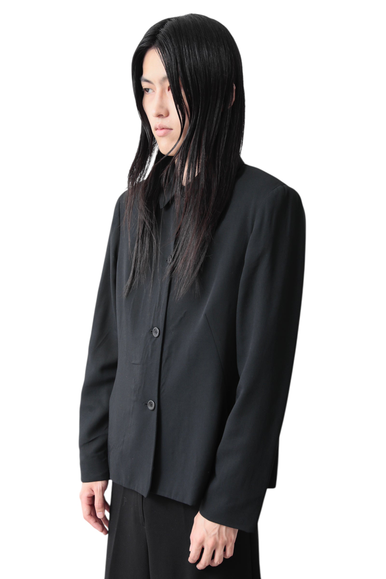 BUTTON UP BOXY BLOUSON
