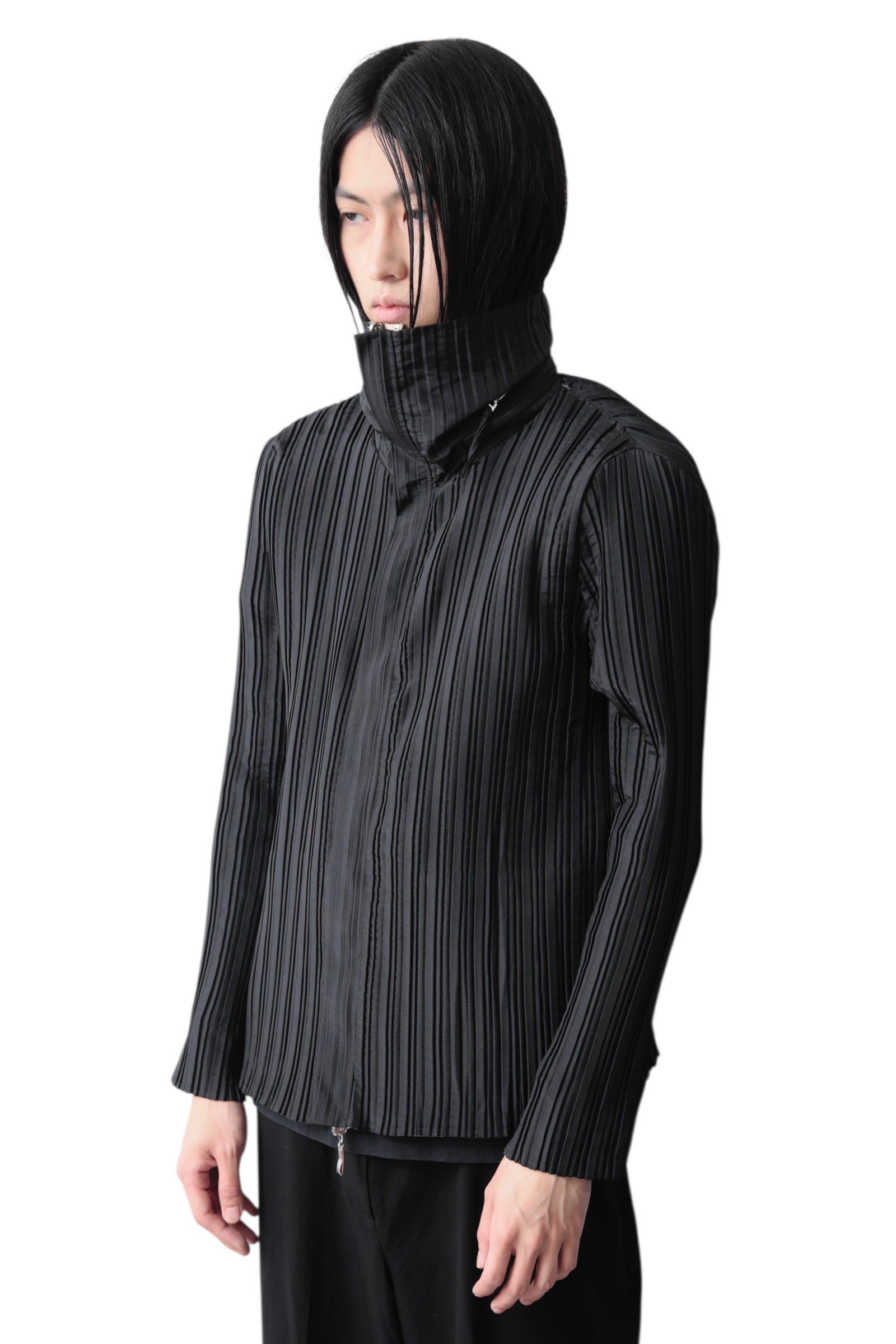 REVERSIBLE HIGH NECK BLOUSON