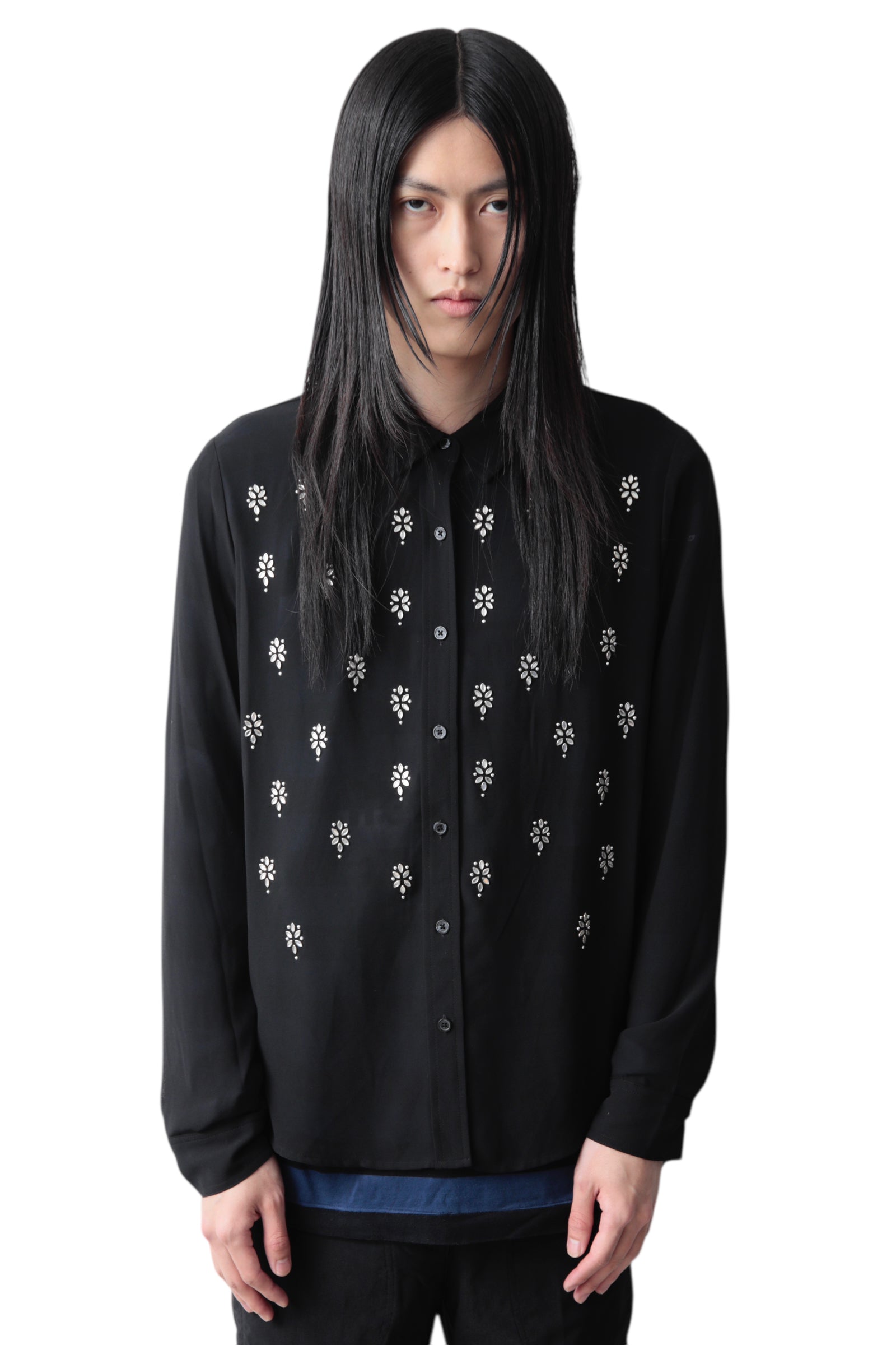 BIJOU SEE THROUGH DRESS SHIRT