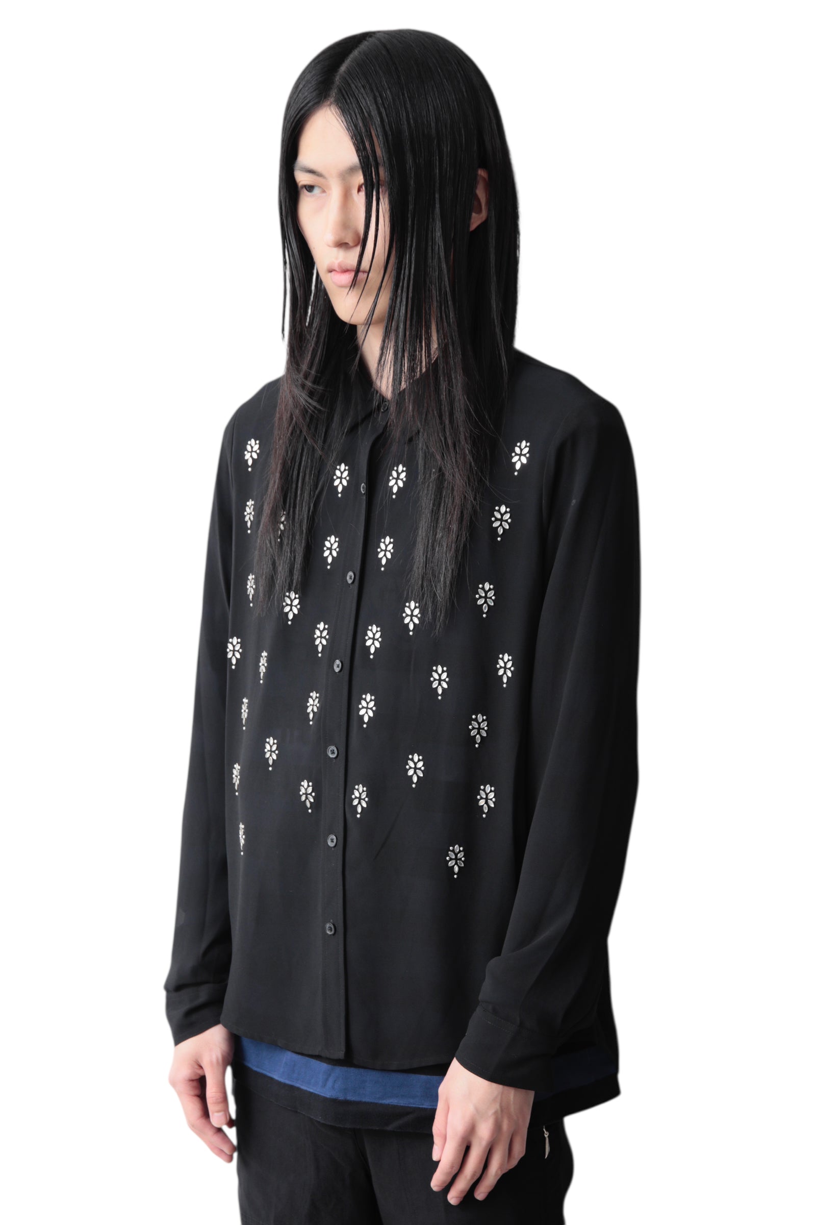 BIJOU SEE THROUGH DRESS SHIRT