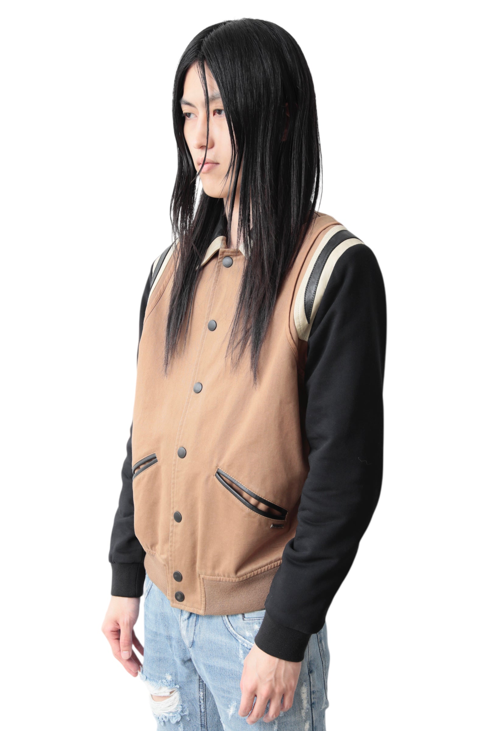 EARLY 2000s DIESEL BUTTON UP STADIUM JACKET