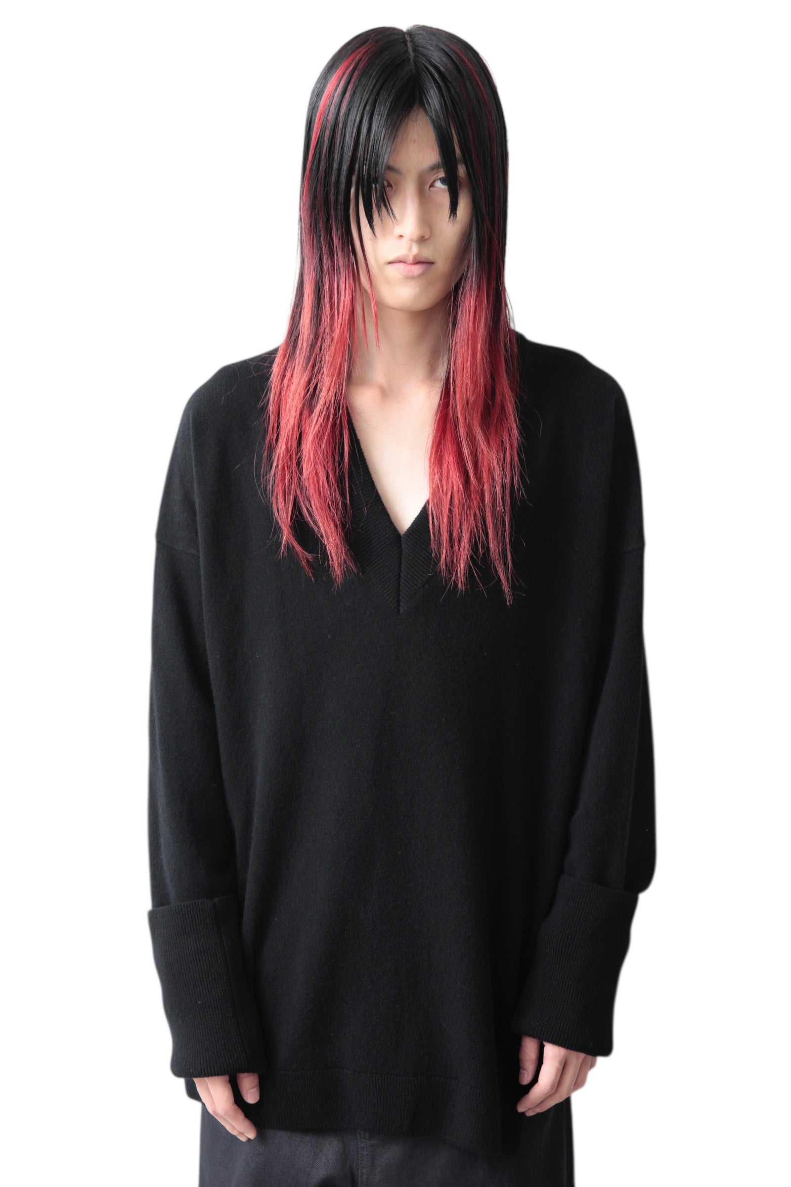 MARINA YEE V-NECK WOOL JUMPER