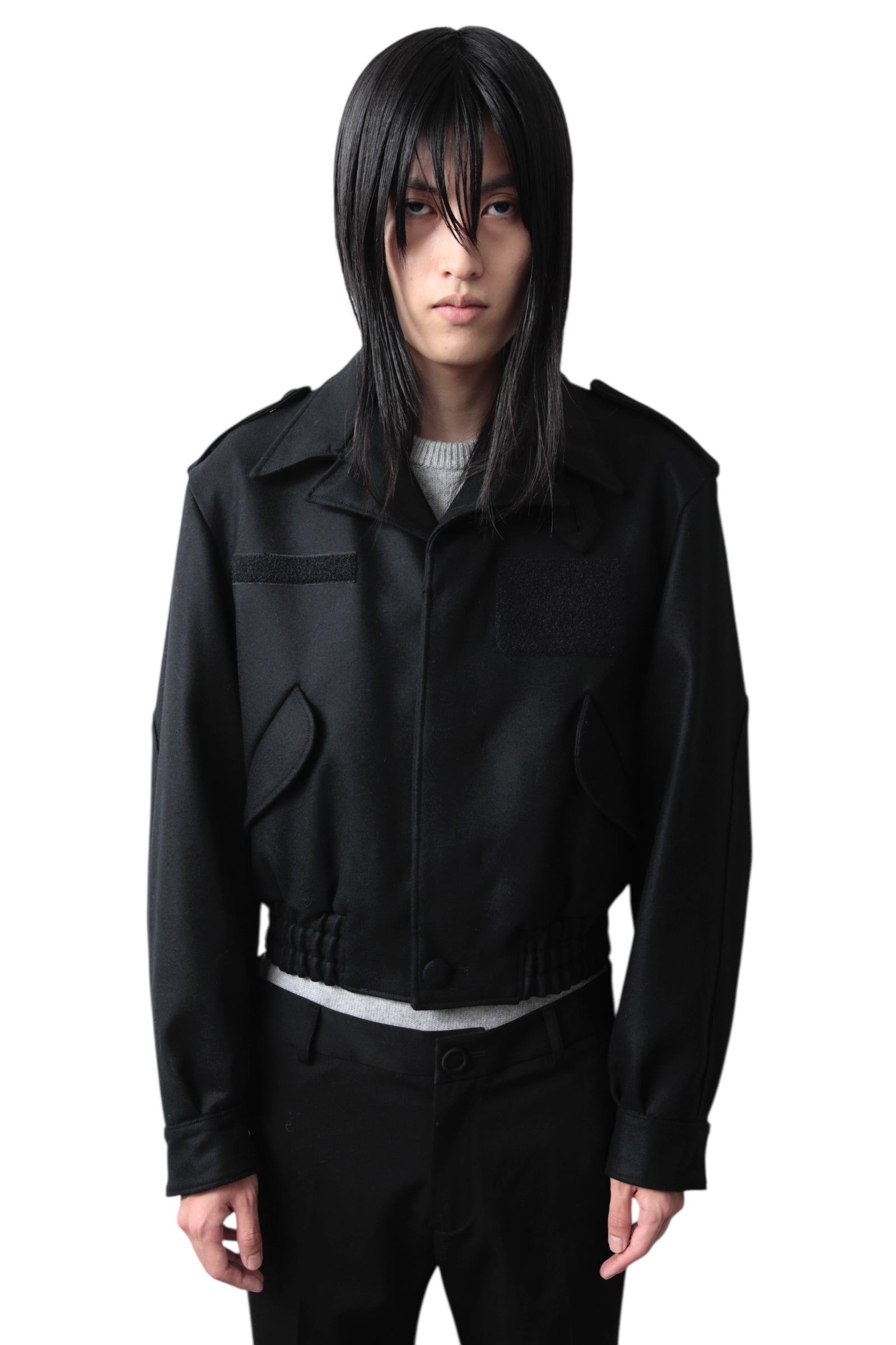 ORIMI CROP MILITARY JACKET