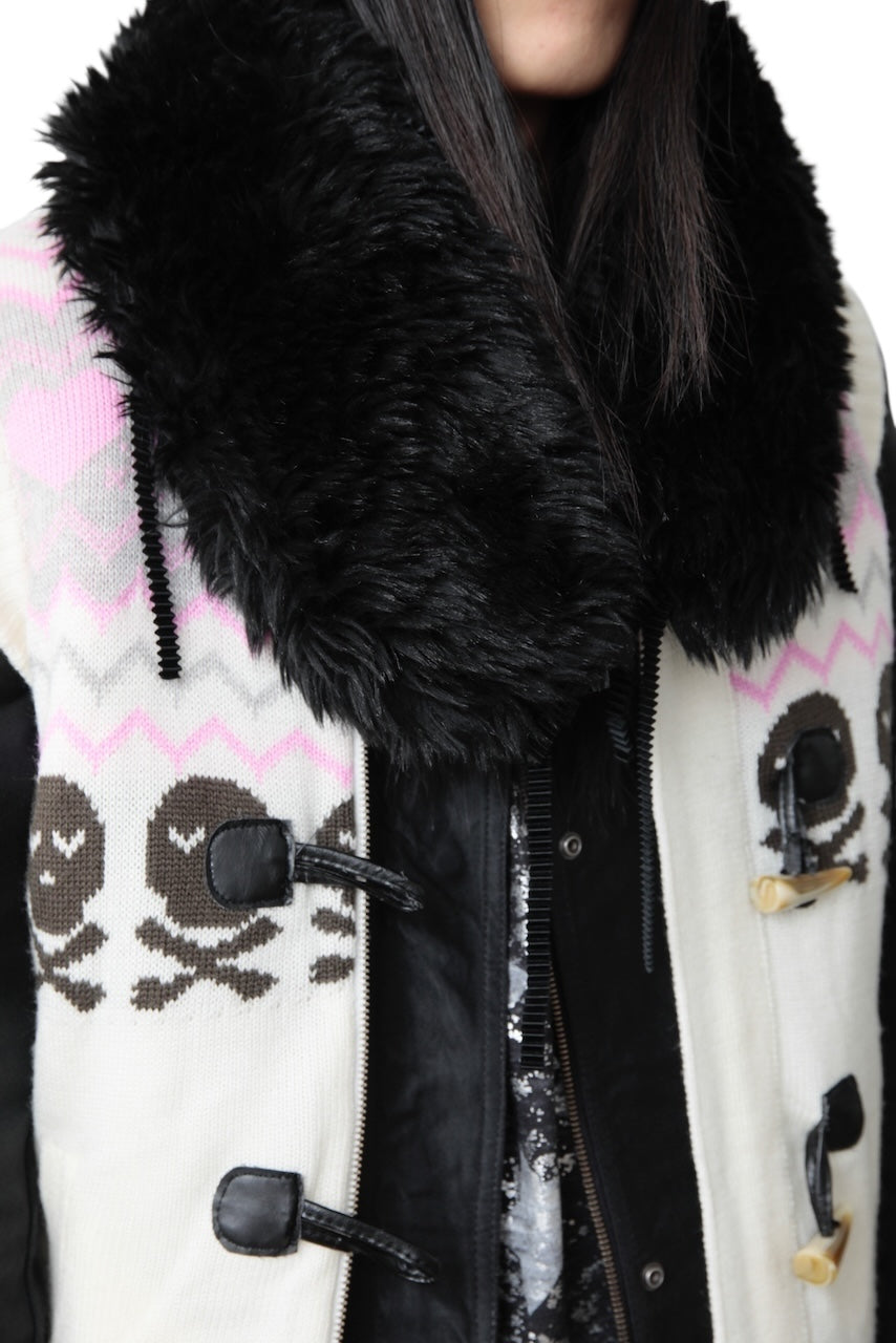 ISSEY MIYAKE FRINGE FUR TIPPET