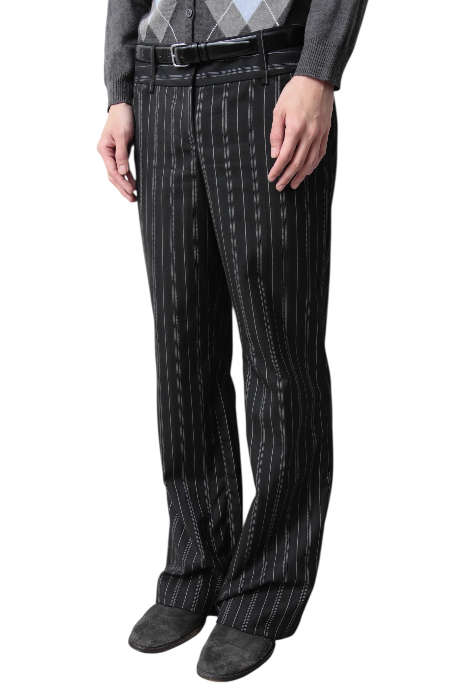 STRIPE FLARE SLACKS