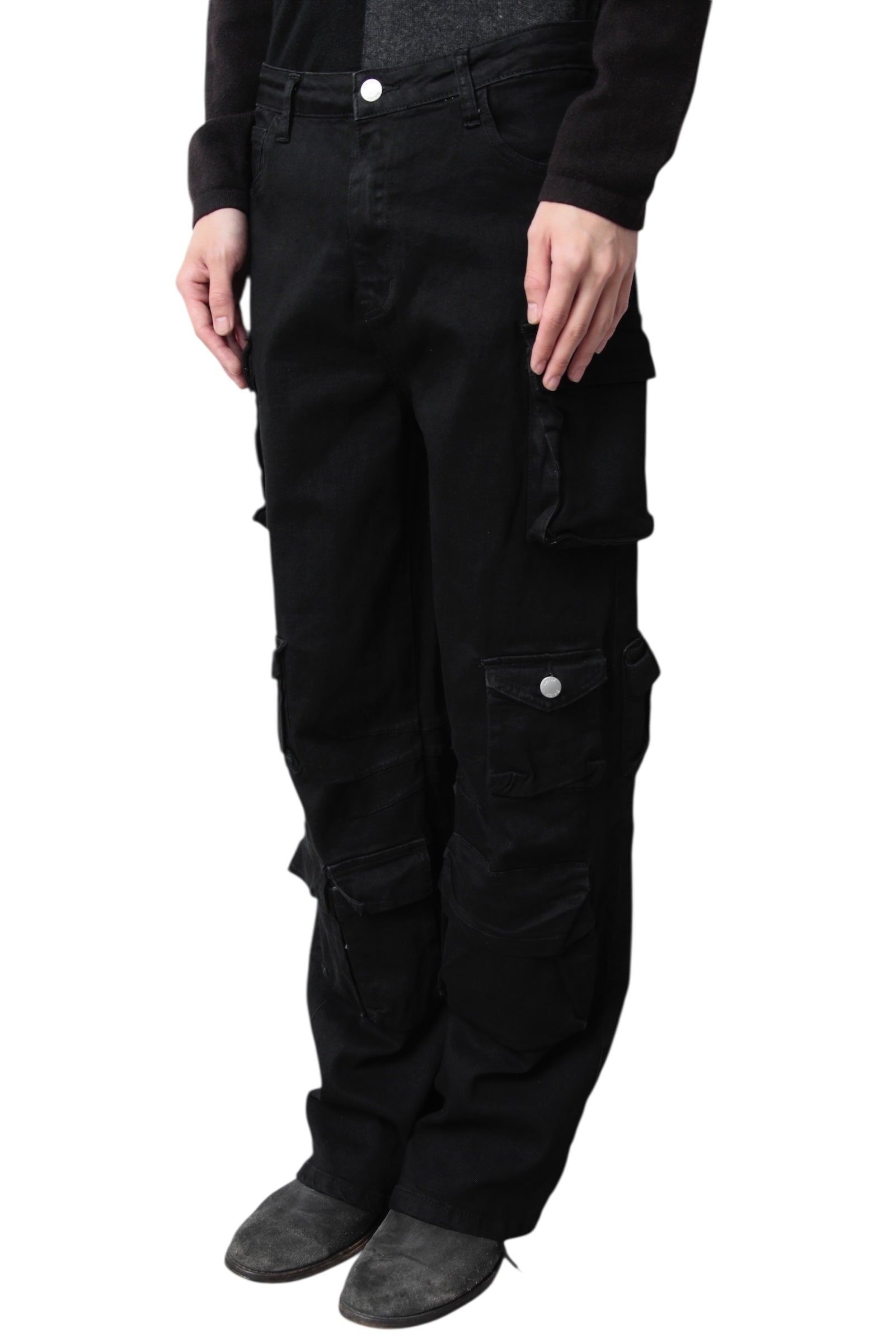 MULTI POCKETS STRAIGHT CARGO PANTS