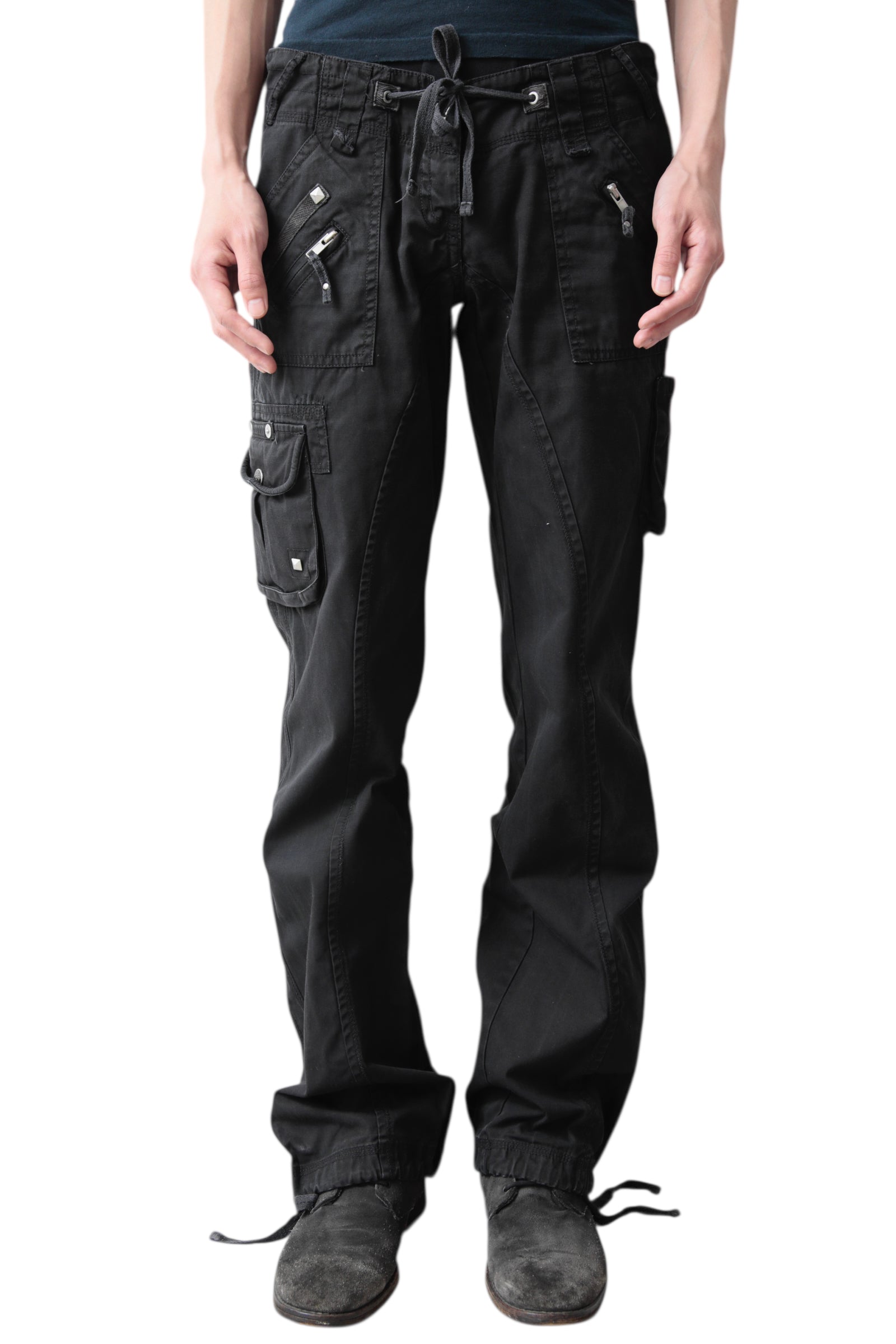 MULTI POCKET SLIM PANTS