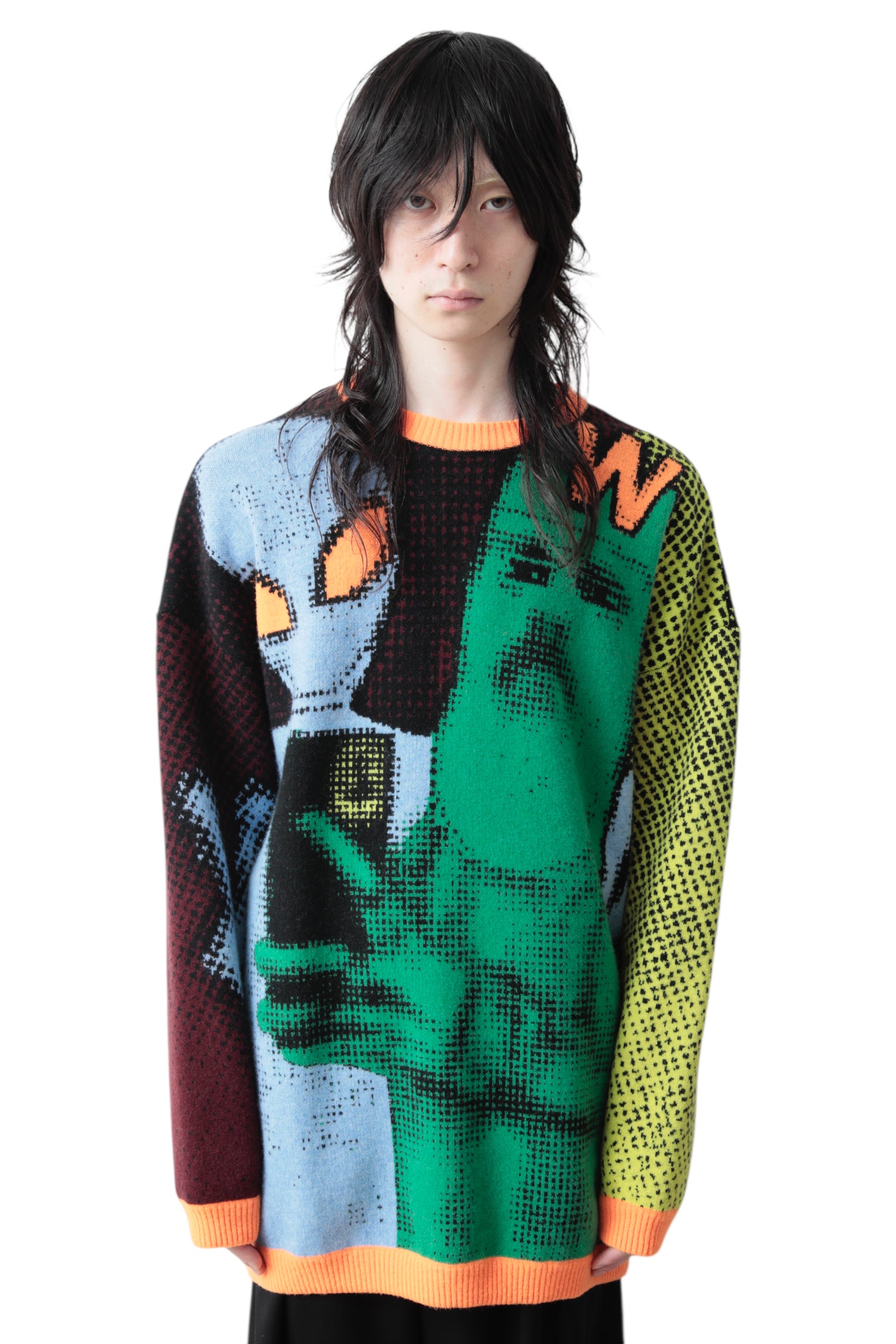 WALTER VAN BEIRENDONCK WE COME IN PEACE KNIT