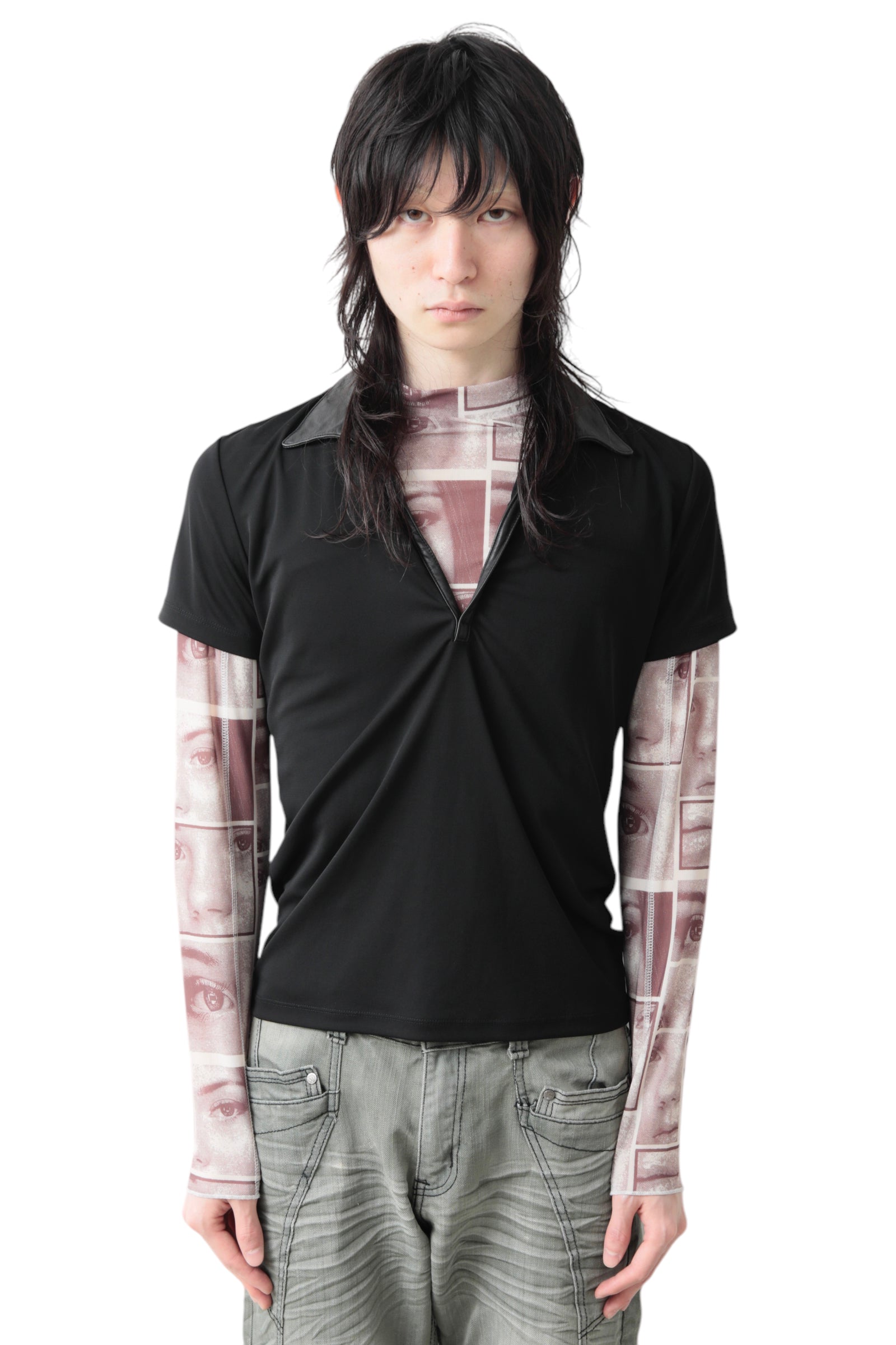 JEAN PAUL GAULTIER SWITCHING SKIPPER SHIRT