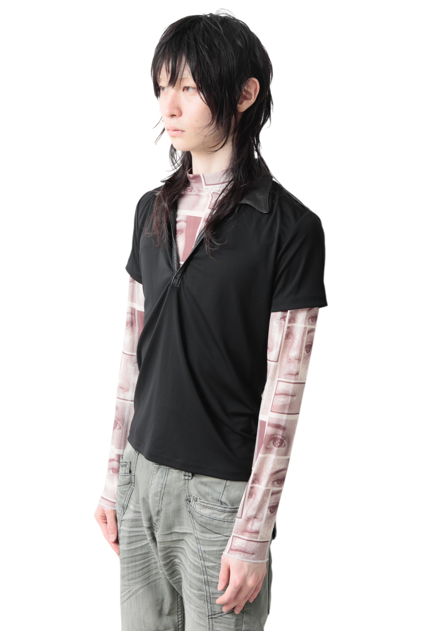 JEAN PAUL GAULTIER SWITCHING SKIPPER SHIRT