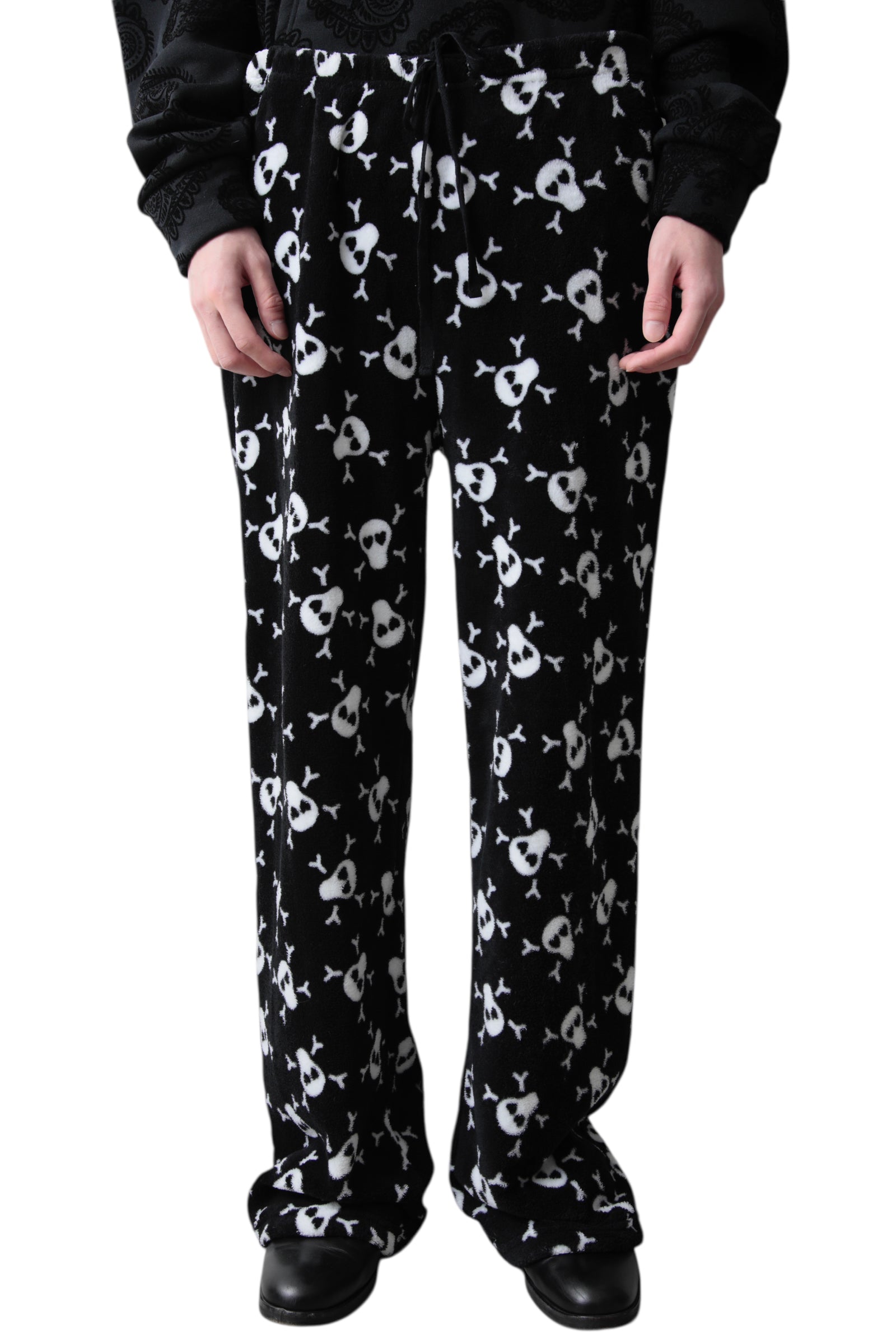 SKULL FLEECE PAJAMA PANTS