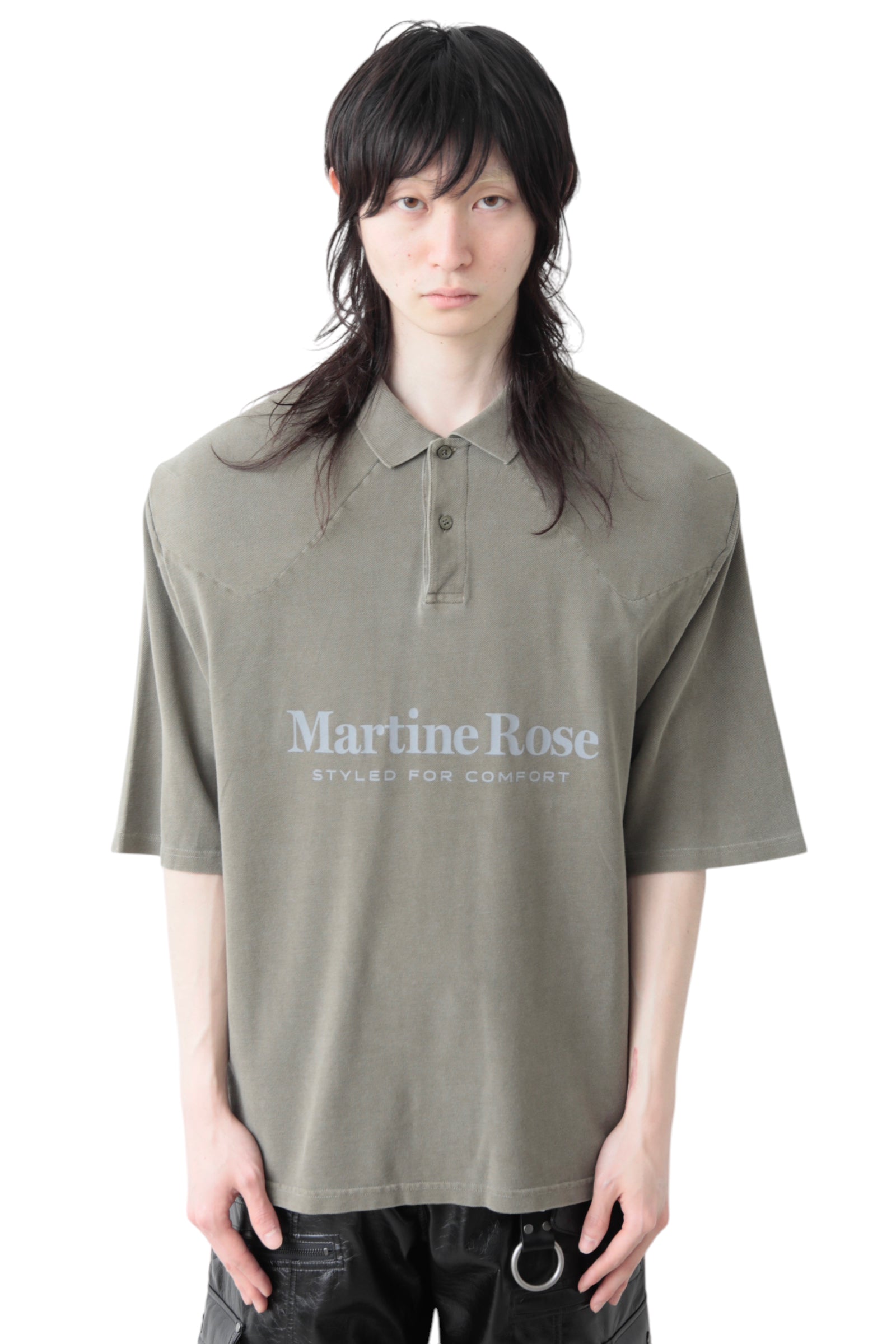 MARTINE ROSE PADDED POLO