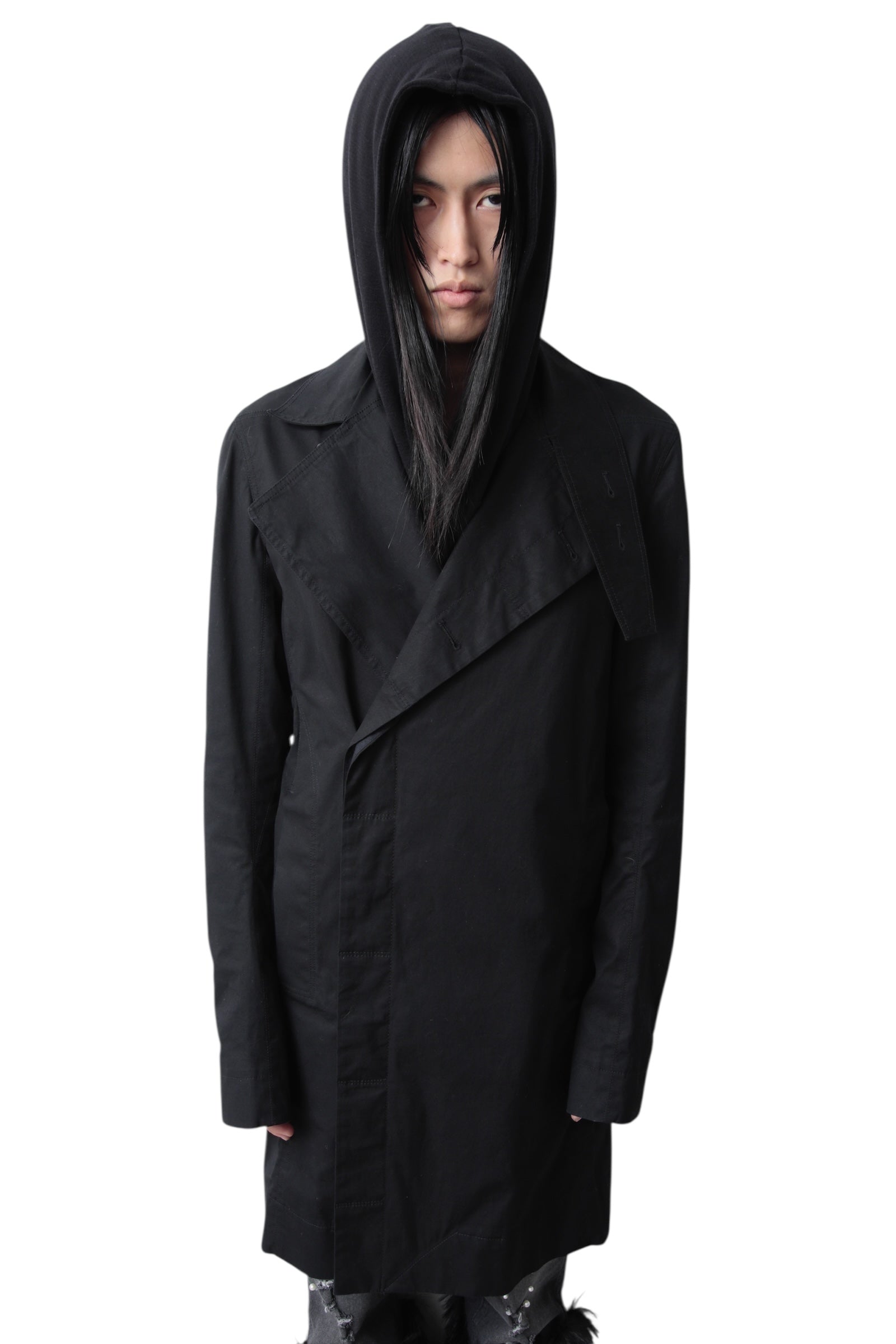 2014S/S RICK OWENS DOUBLE BREASTED NYLON COAT
