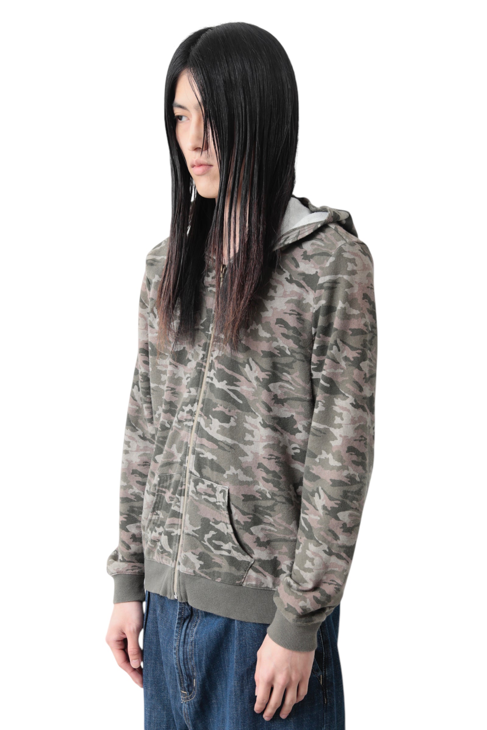 ZIP UP CAMO HOODIE