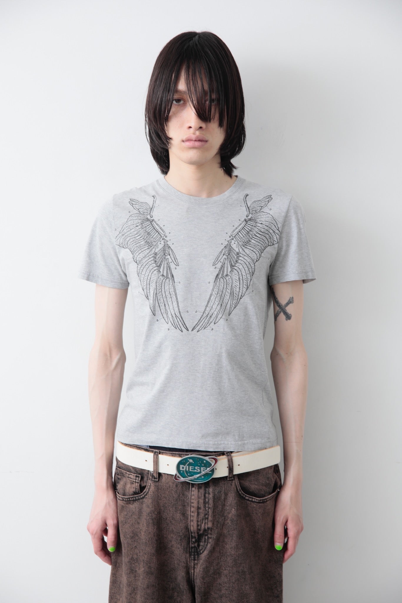 2007A/W DIOR HOMME WING PRINTED T-HSIRT
