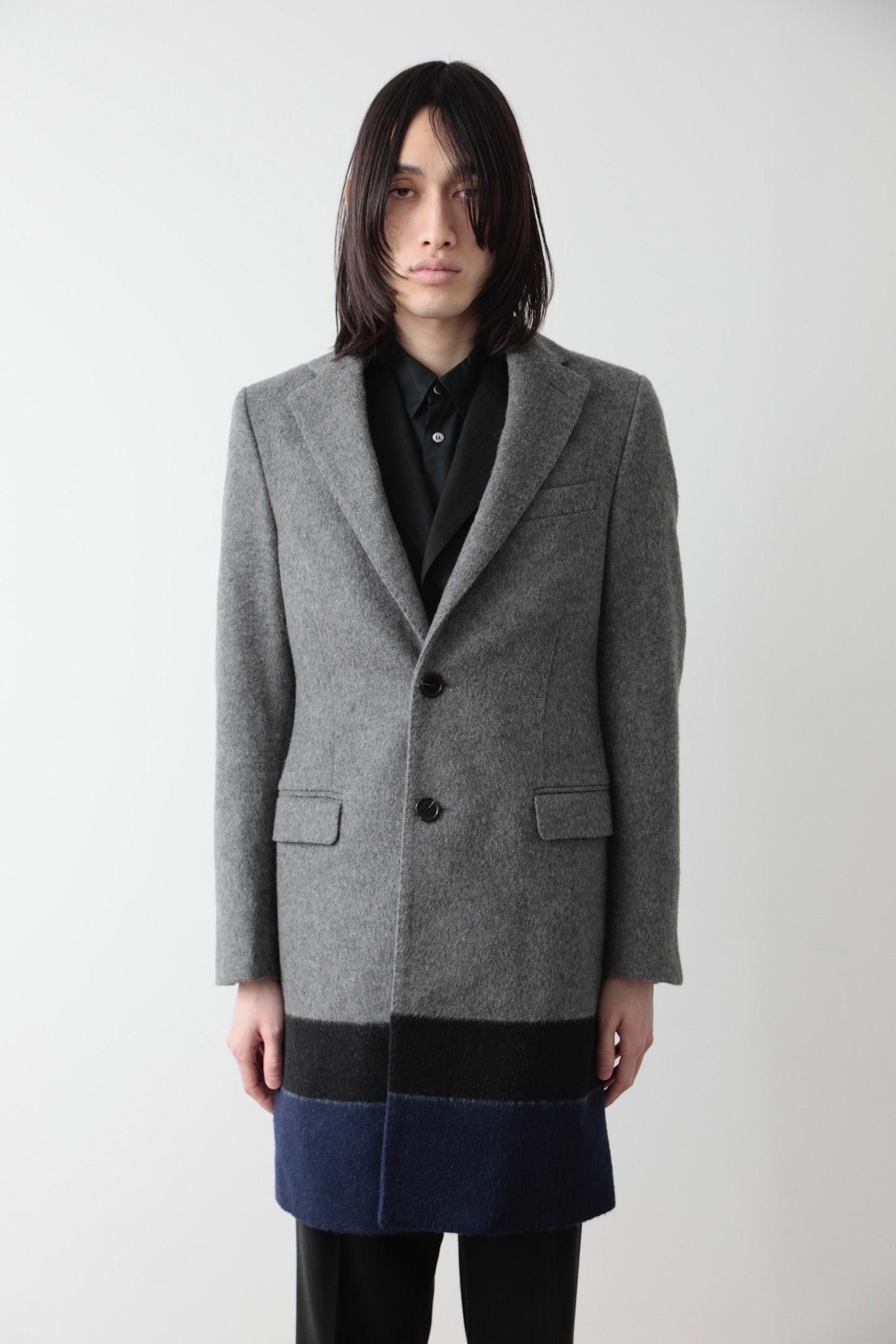 RAF SIMONS TRICO COLOR CHESTER COAT