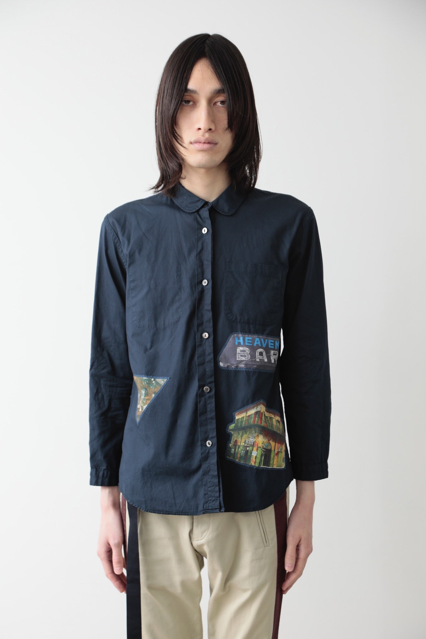 UNDERCOVER REVERSIBLE PATCHWORK SHIRT