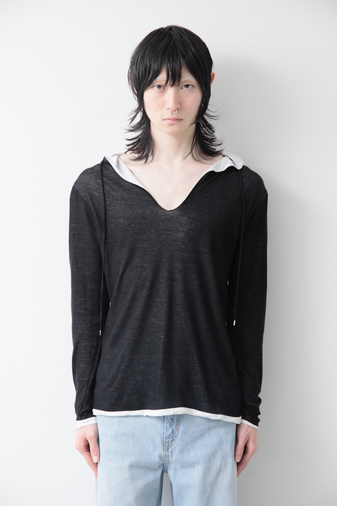 2010S/S DIOR HOMME HOODED LONG SLEEVE TOP