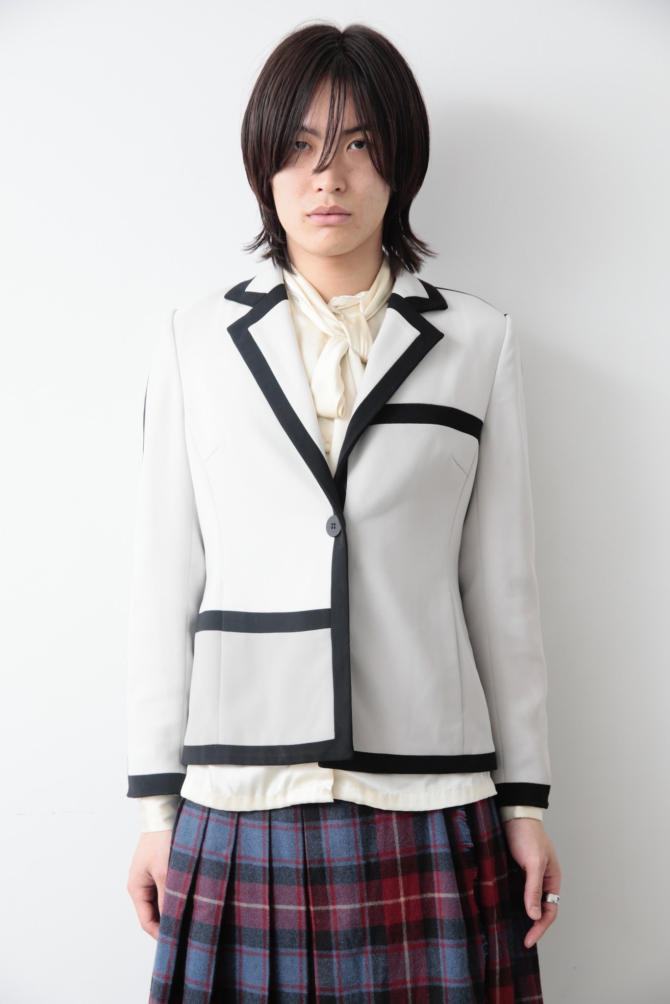 BICOLOR TAILORED JACKET
